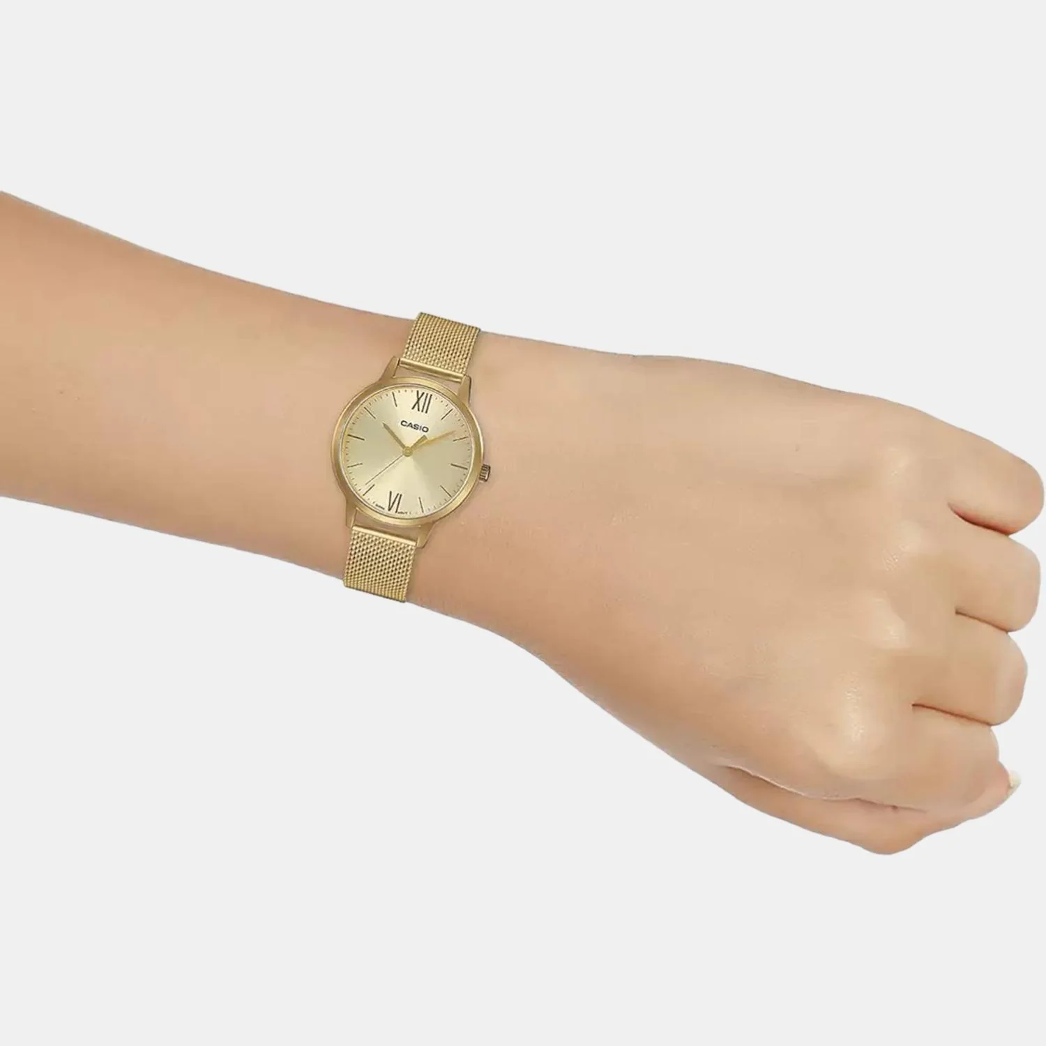 Enticer Women Quartz Gold Dial Analog Watch A1789 - Image 6
