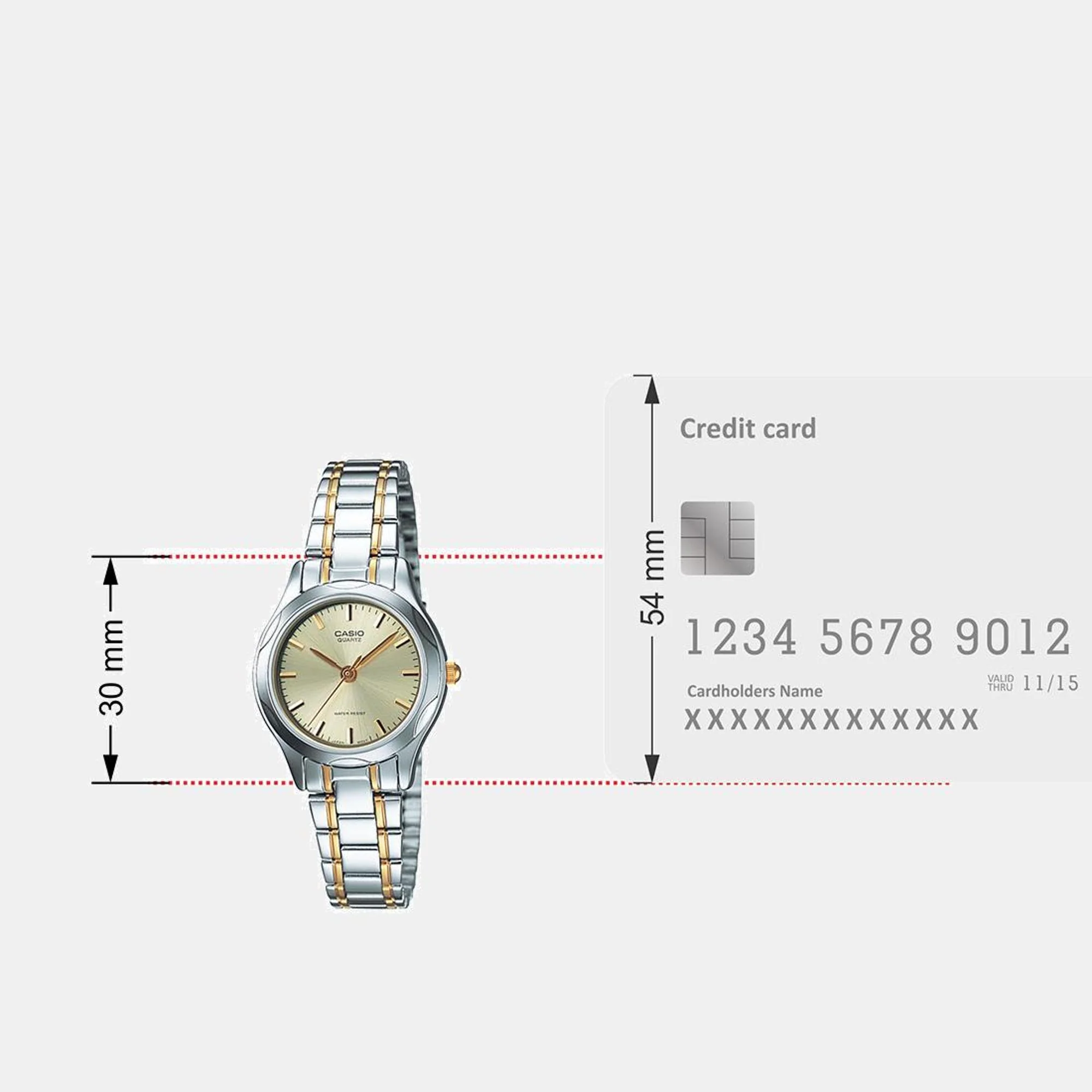 Enticer Women Quartz Gold Dial Analog Stainless Steel Watch A2277 - Image 8