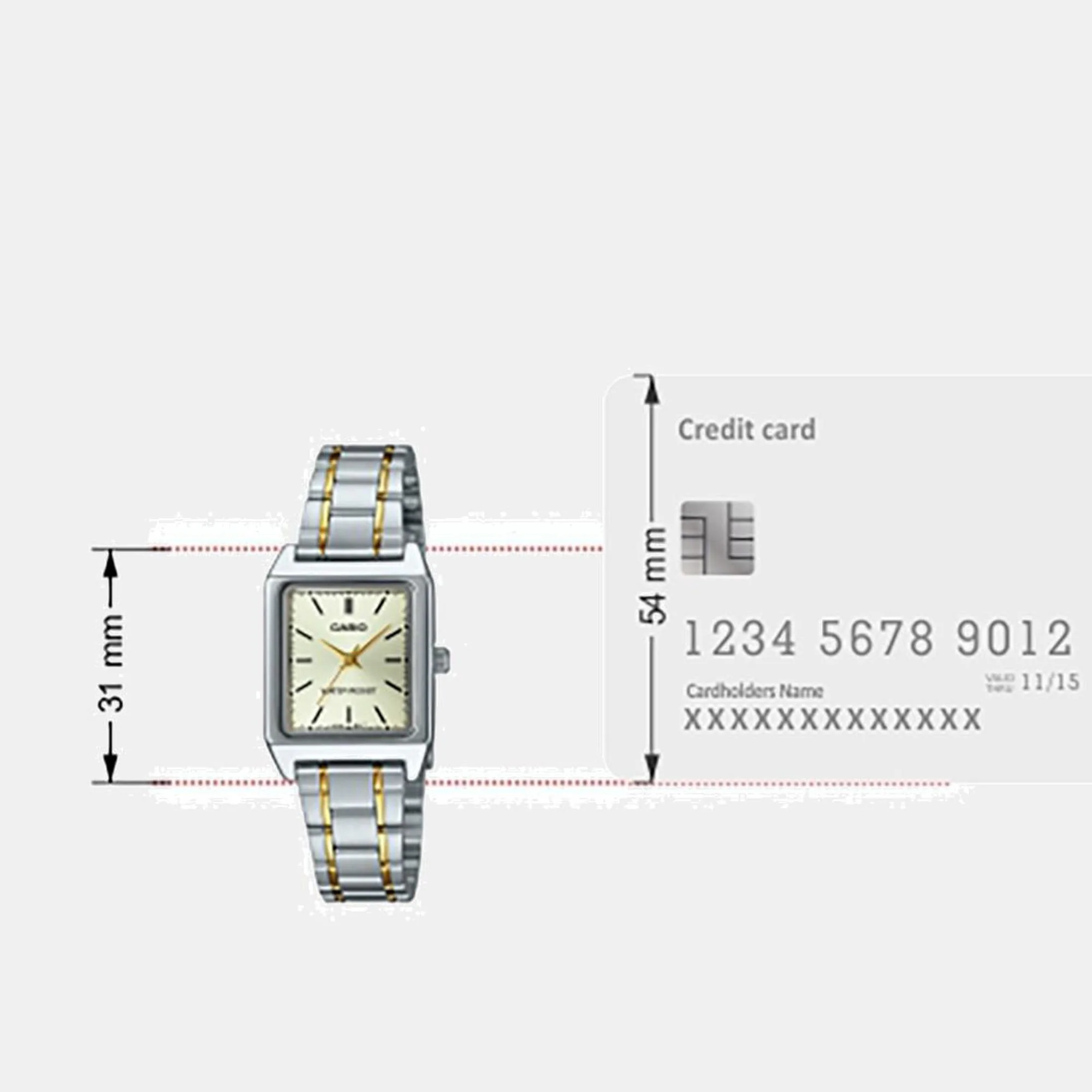 Enticer Women Quartz Gold Dial Analog Stainless Steel Watch A2294 - Image 8
