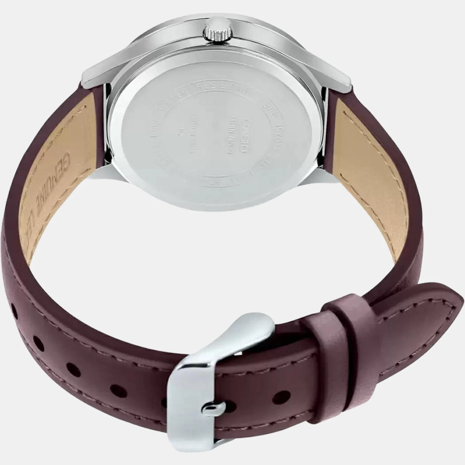 Enticer Women Quartz Rose Gold Dial Analog Leather Watch A1593 - Image 5