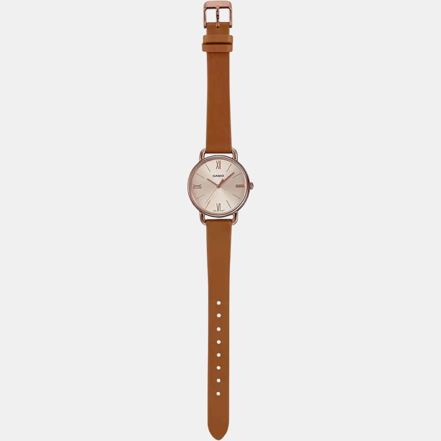 Enticer Women Quartz Rose Gold Dial Analog Leather Watch A1808 - Image 7