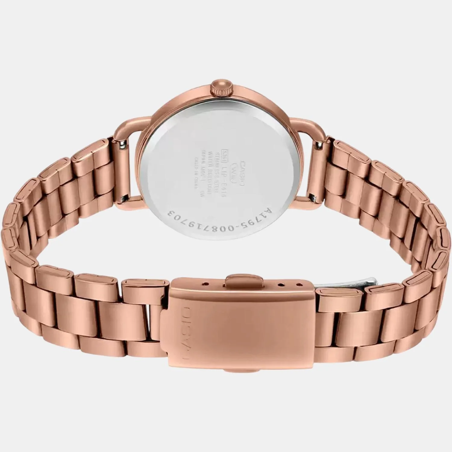 Enticer Women Quartz Rose Gold Dial Analog Stainless Steel Watch A1795 - Image 5