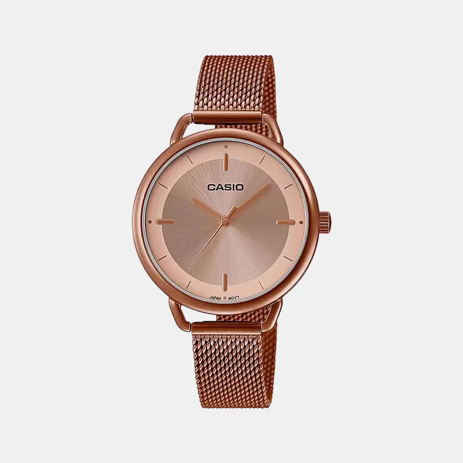 Enticer Women Quartz Pink Dial Analog Mesh Watch A1799 - Image 2