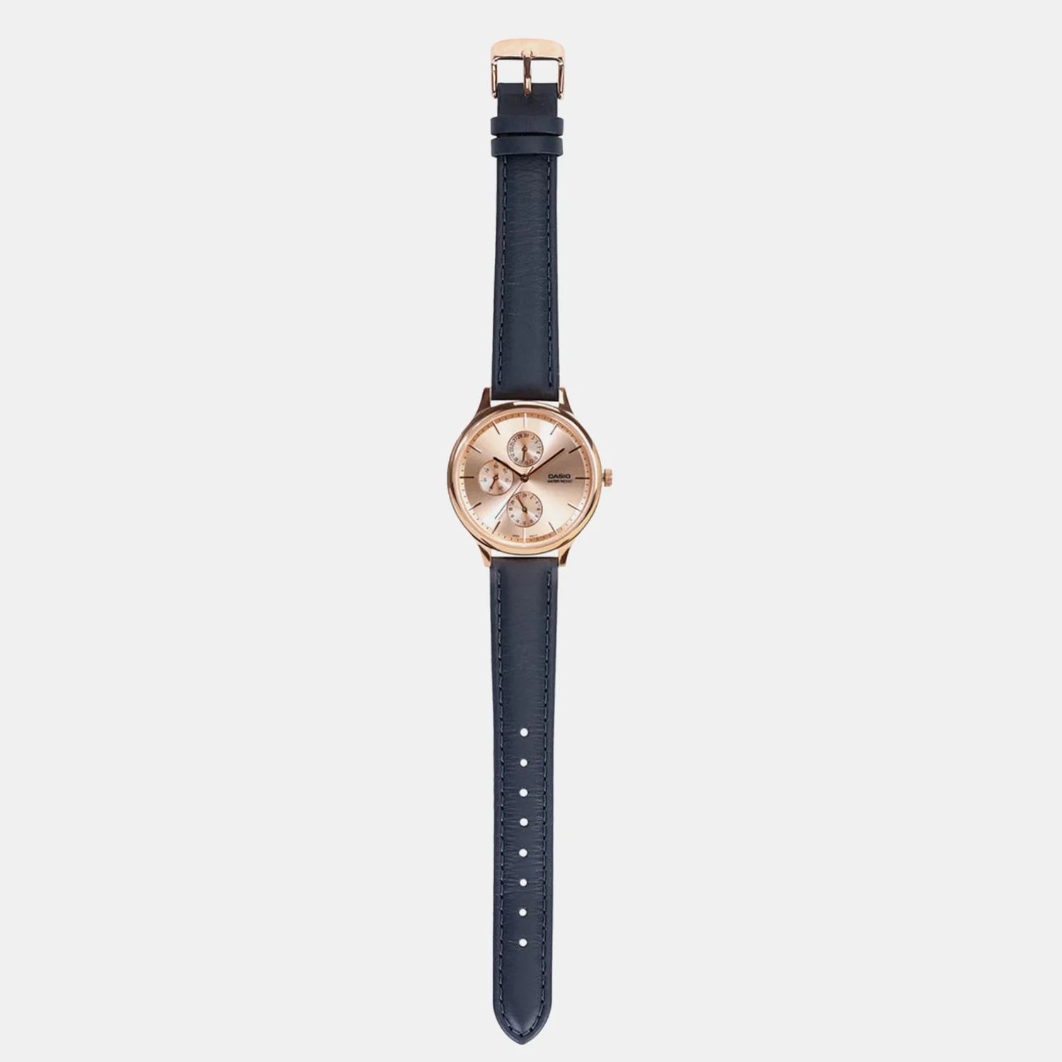 Enticer Women Quartz Rose Gold Dial Multi-Function Leather Watch A2500 - Image 7