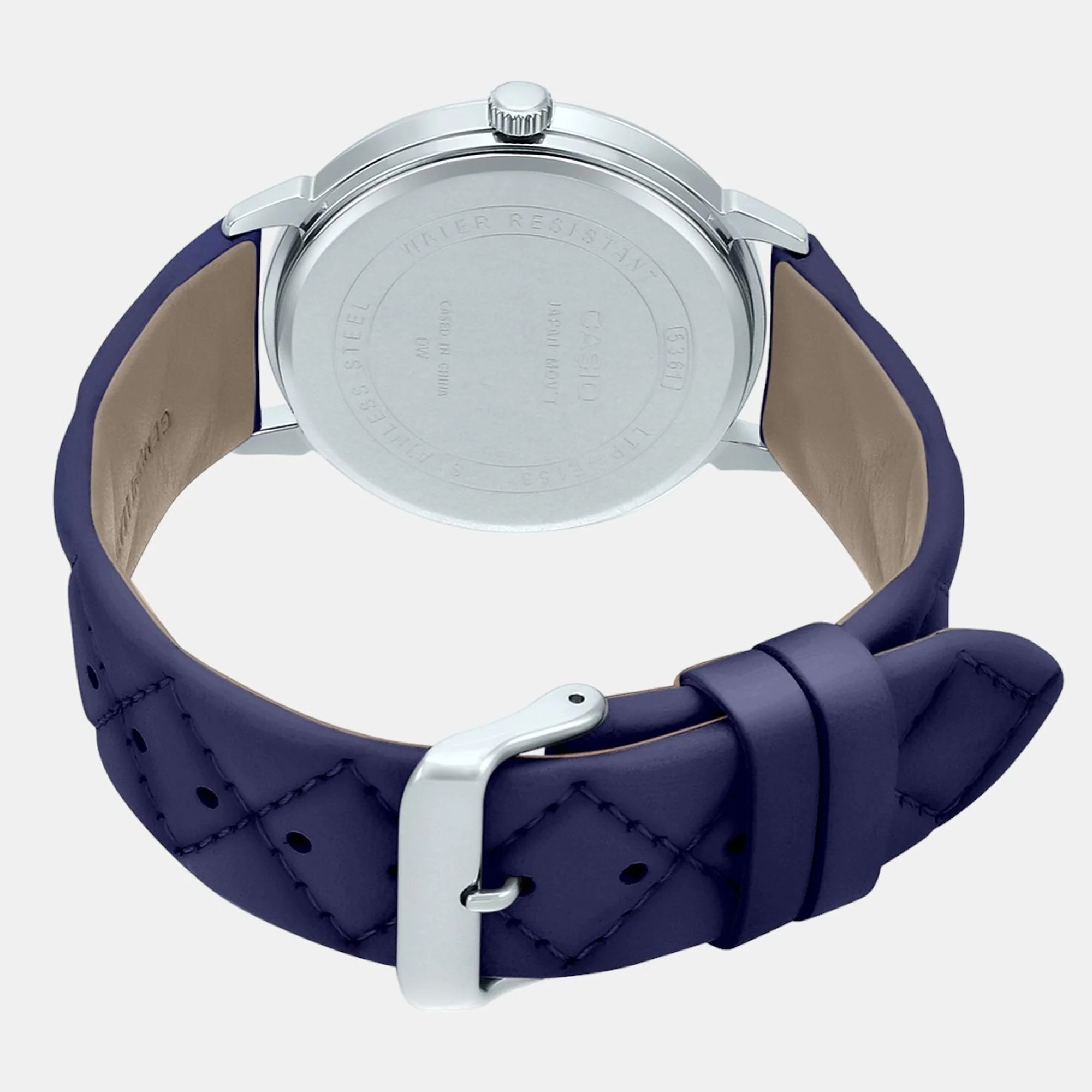 Enticer Women Quartz Silver Dial Analog Leather Watch A1482 - Image 4