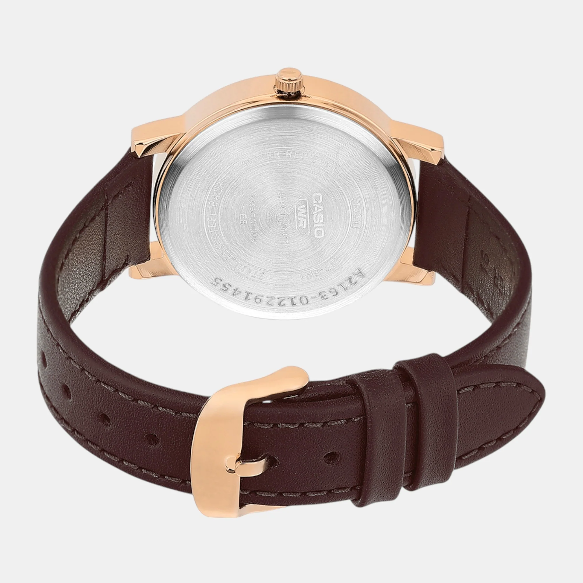 Enticer Women Quartz Silver Dial Analog Leather Watch A2163 - Image 6