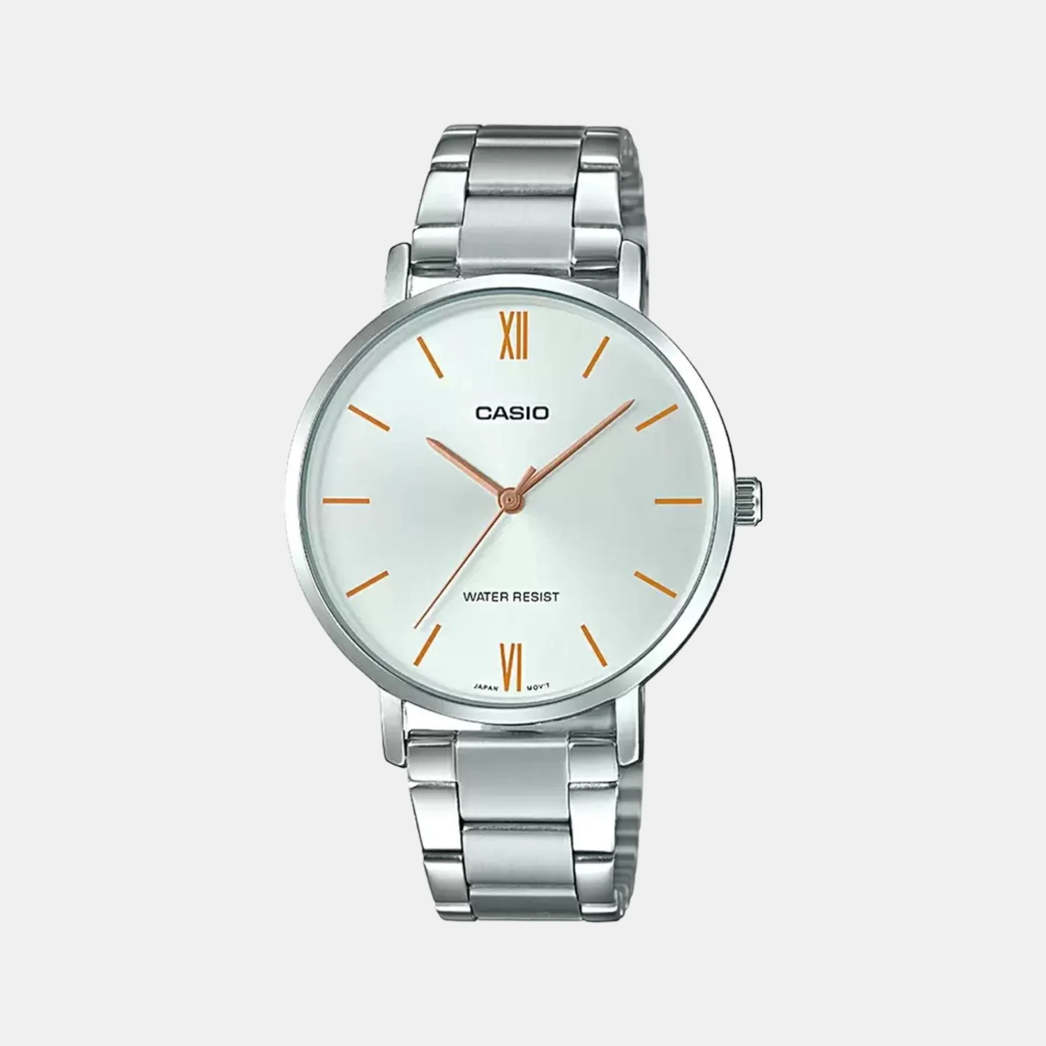 Enticer Women Quartz Silver Dial Analog Stainless Steel Watch A1625