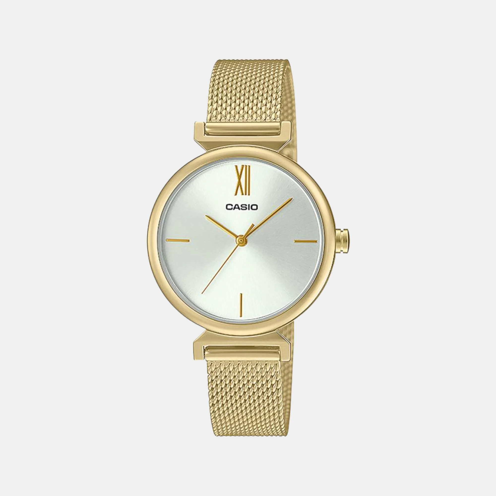 Enticer Women Quartz White Dial Analog Mesh Watch A2127 - Image 2