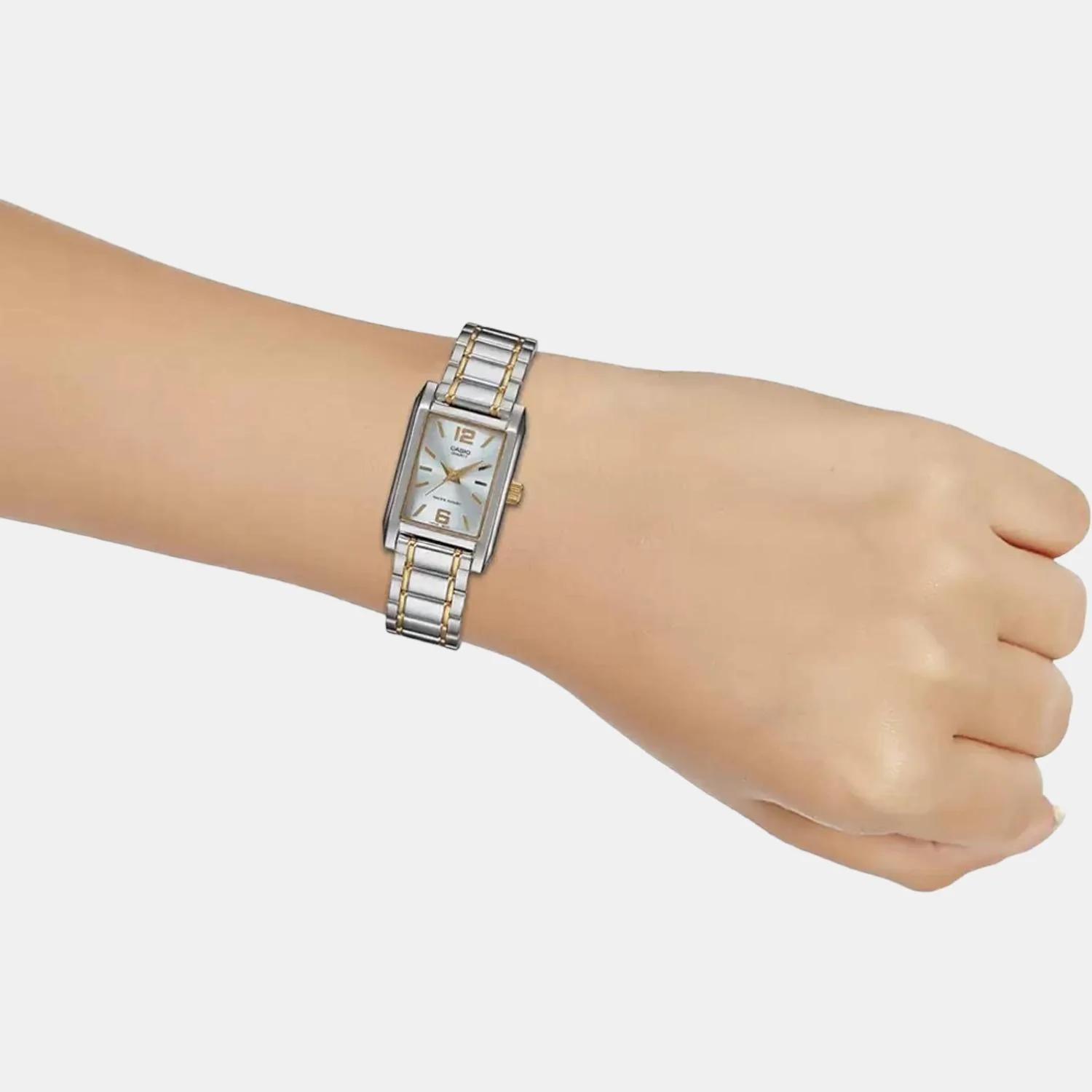 Enticer Women Quartz White Dial Analog Stainless Steel Watch A360 - Image 6