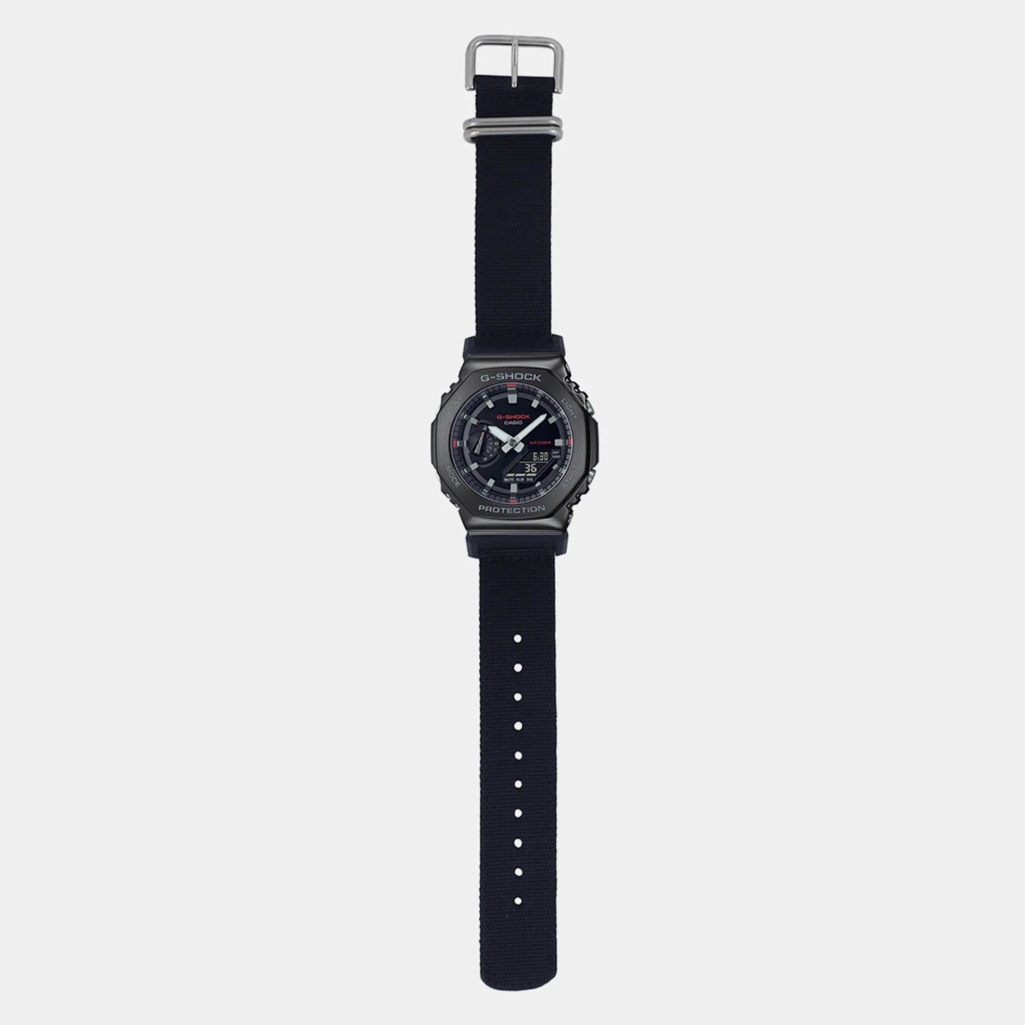G-Shock Men Quartz Black Dial Analog-Digital Fabric Watch G1373 - Image 5