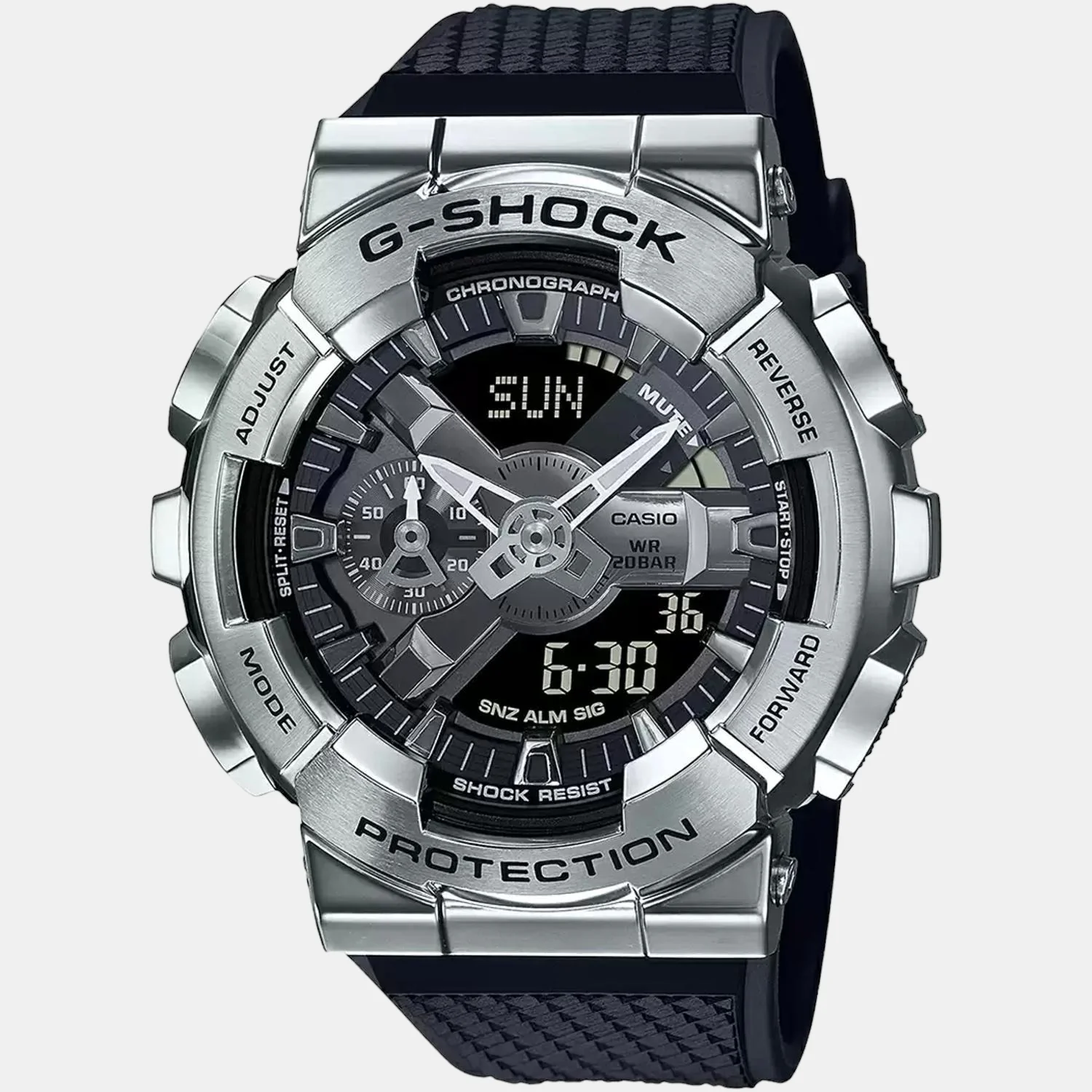 G-Shock Men Quartz Black Dial Analog-Digital Resin Watch G1051 - Image 3