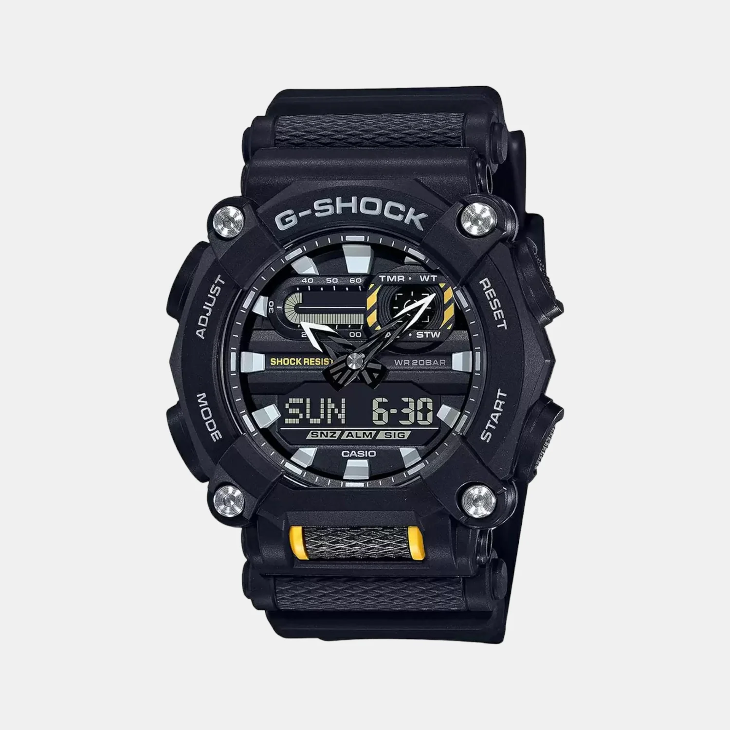G-Shock Men Quartz Black Dial Analog-Digital Resin Watch G1057