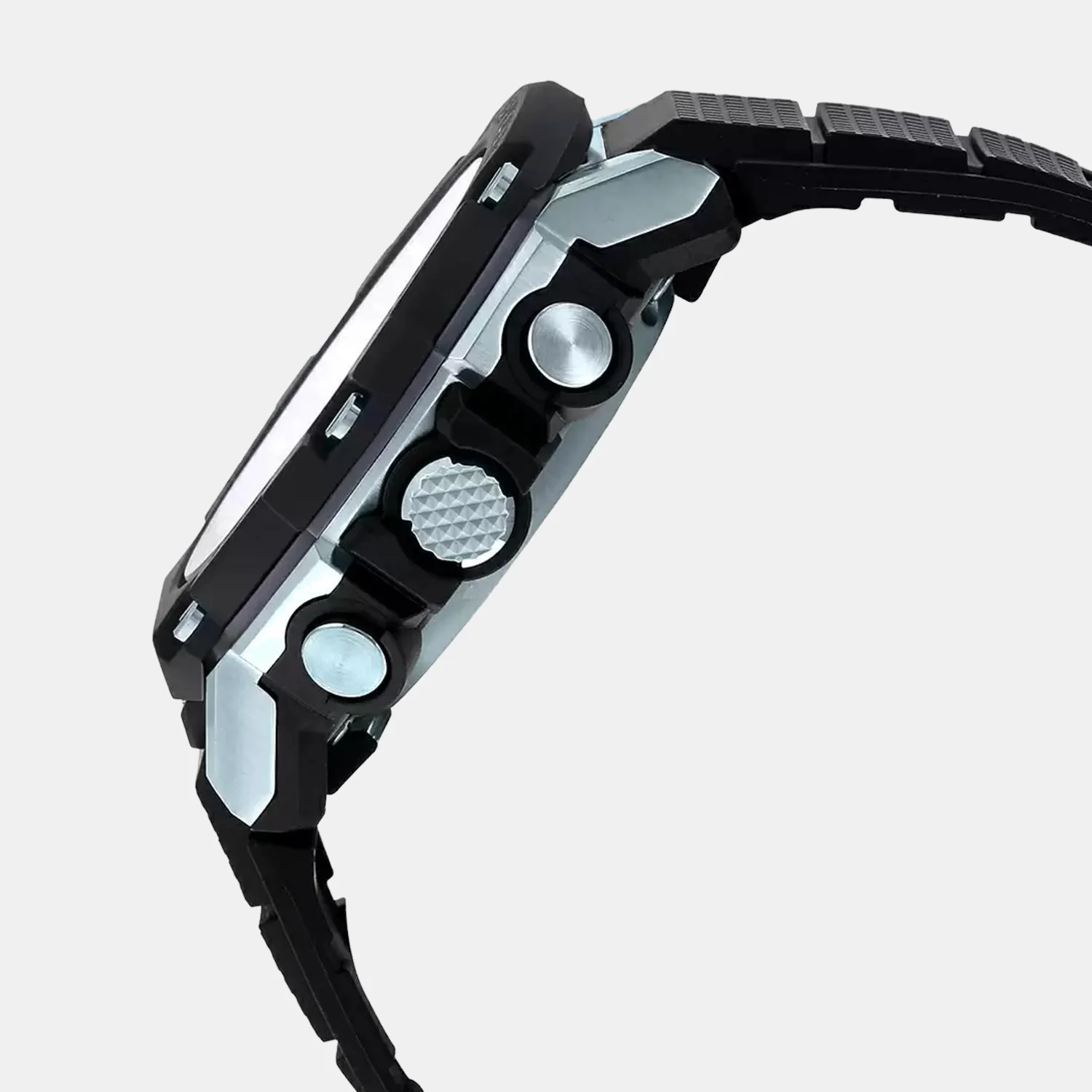G-Shock Men Quartz Black Dial Analog-Digital Resin Watch G1076 - Image 3