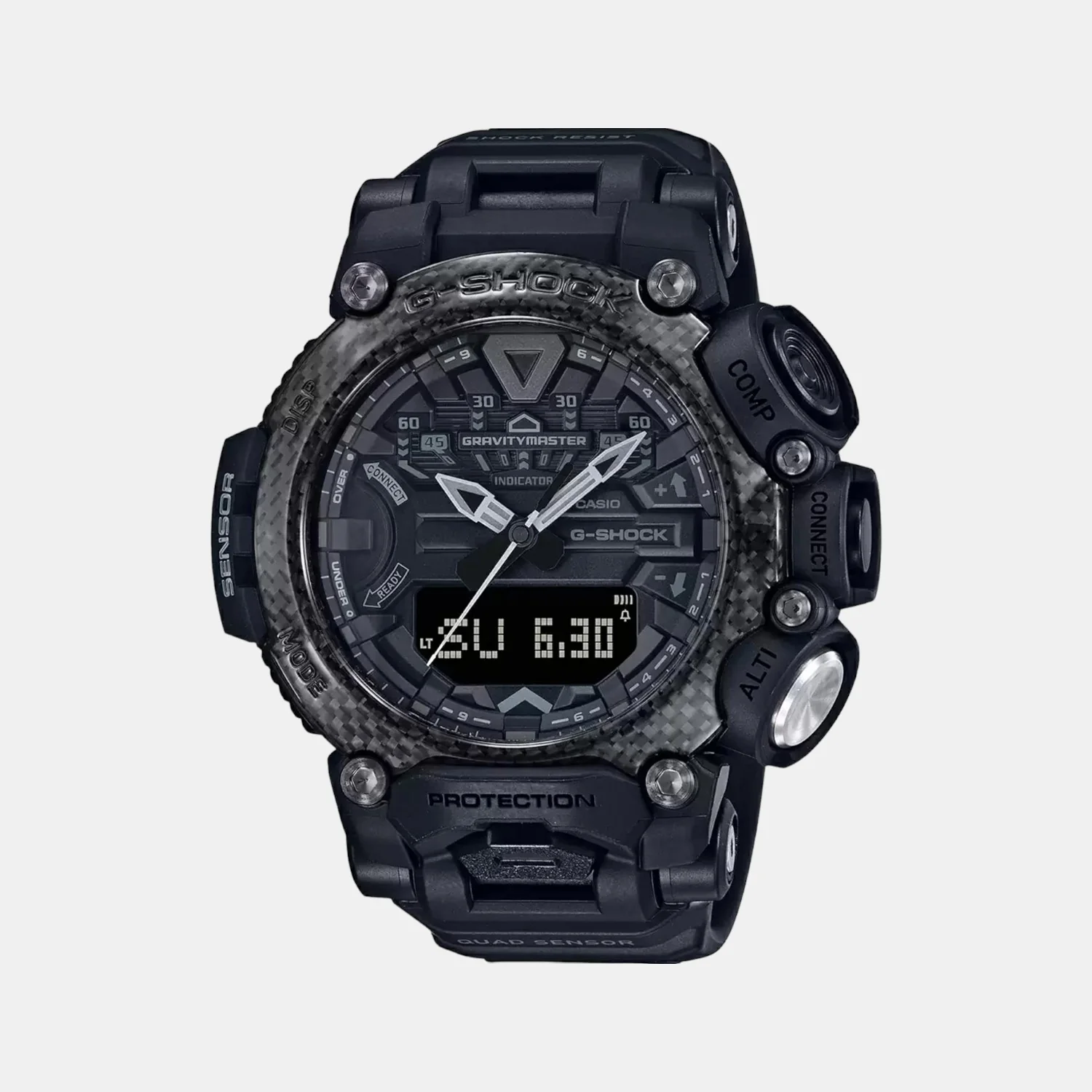 G-Shock Men Quartz Black Dial Analog-Digital Resin Watch G1142