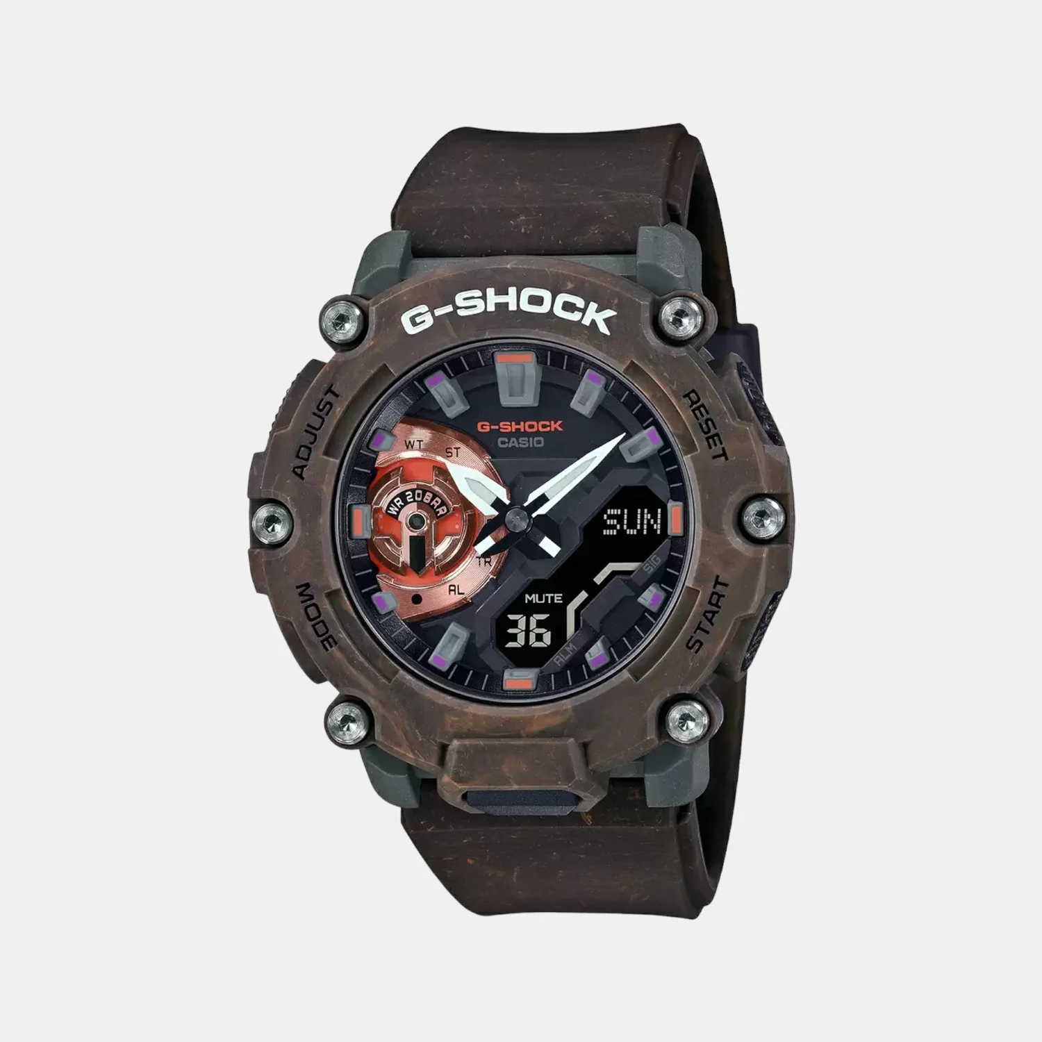 G-Shock Men Quartz Black Dial Analog-Digital Resin Watch G1190