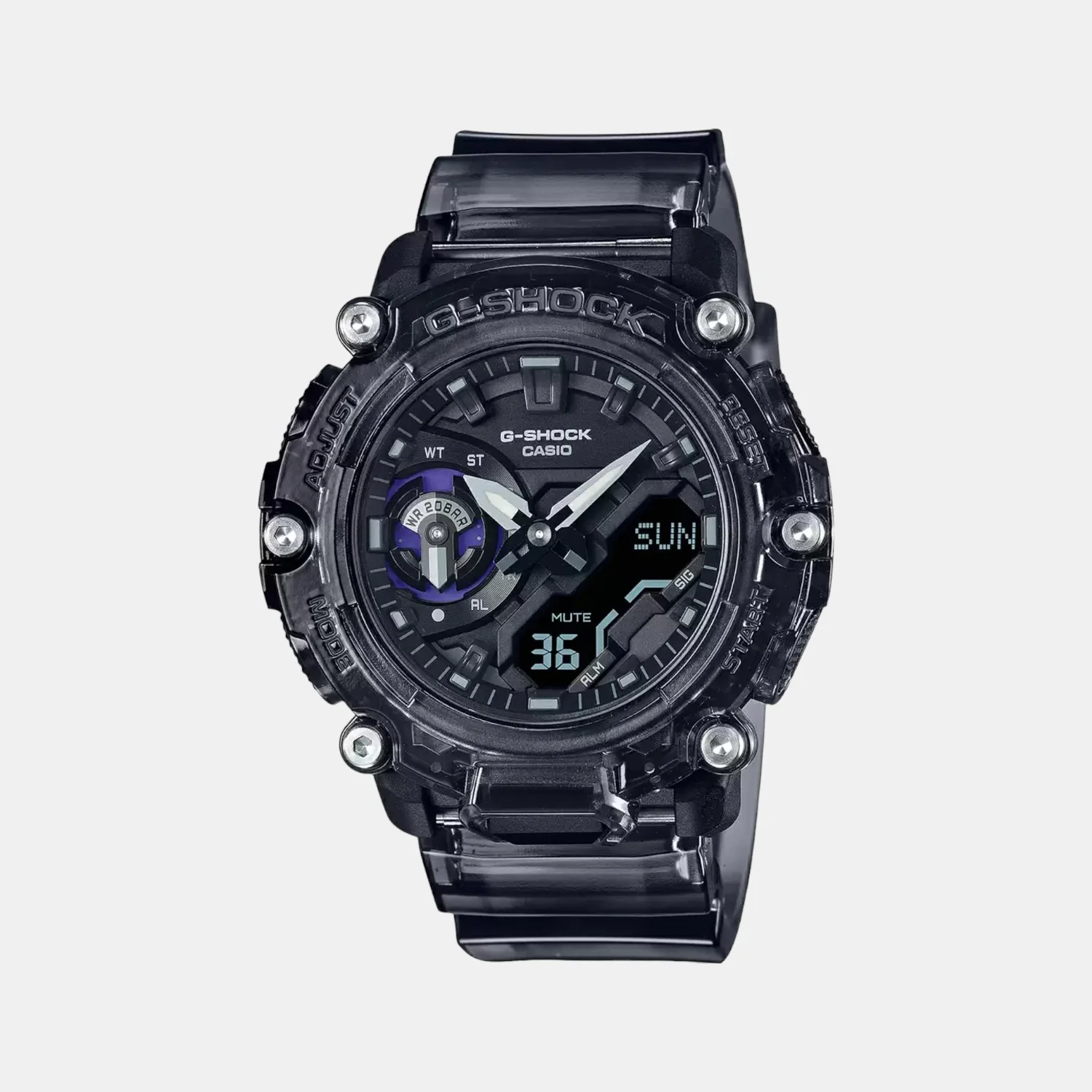 G-Shock Men Quartz Black Dial Analog-Digital Resin Watch G1218