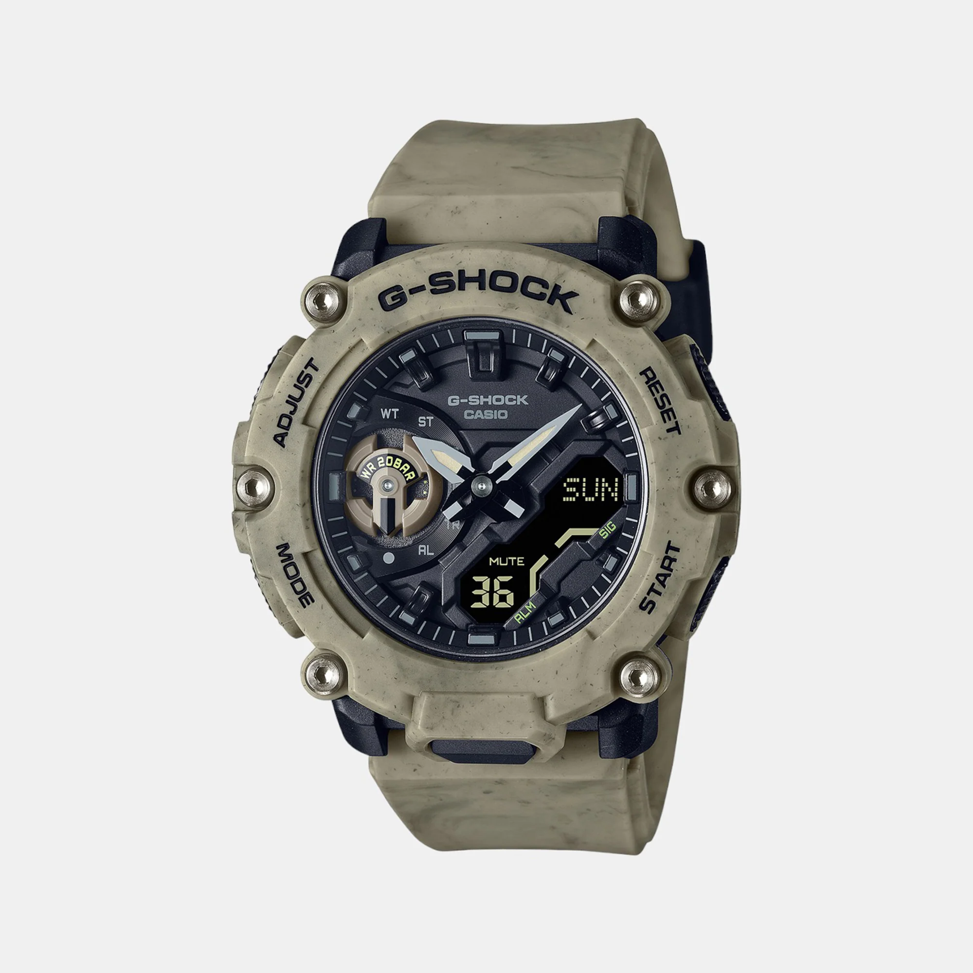 G-Shock Men Quartz Black Dial Analog-Digital Resin Watch G1263