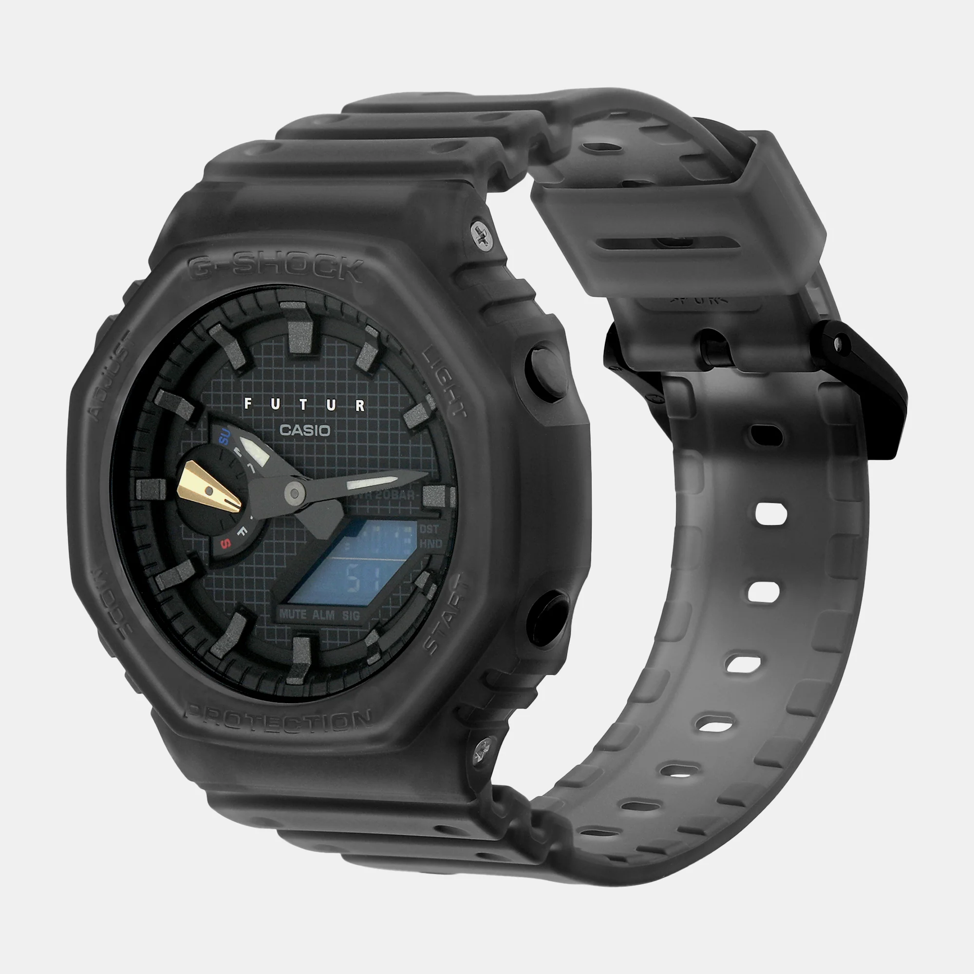 G-Shock Men Quartz Black Dial Analog-Digital Resin Watch G1385 - Image 2
