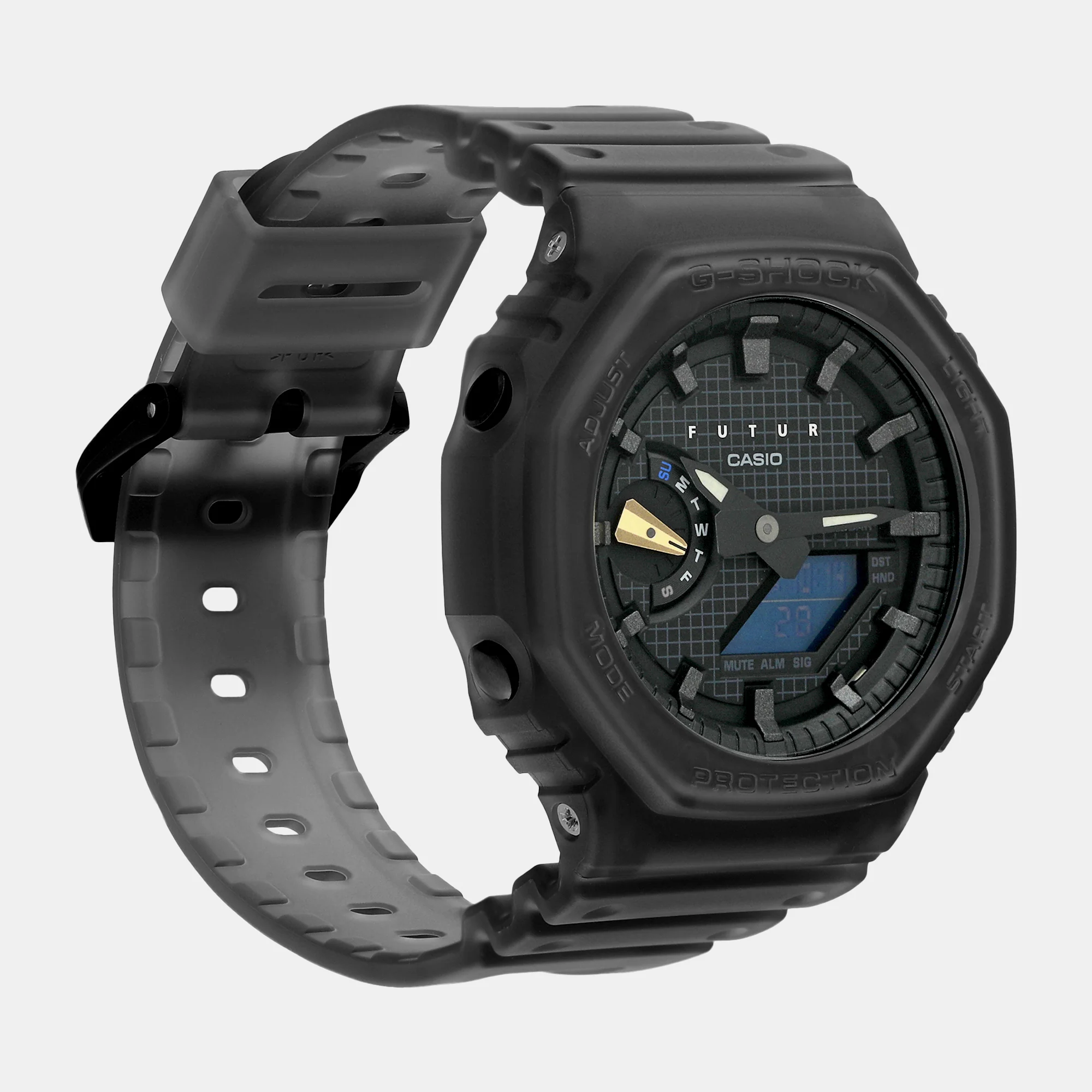 G-Shock Men Quartz Black Dial Analog-Digital Resin Watch G1385 - Image 3