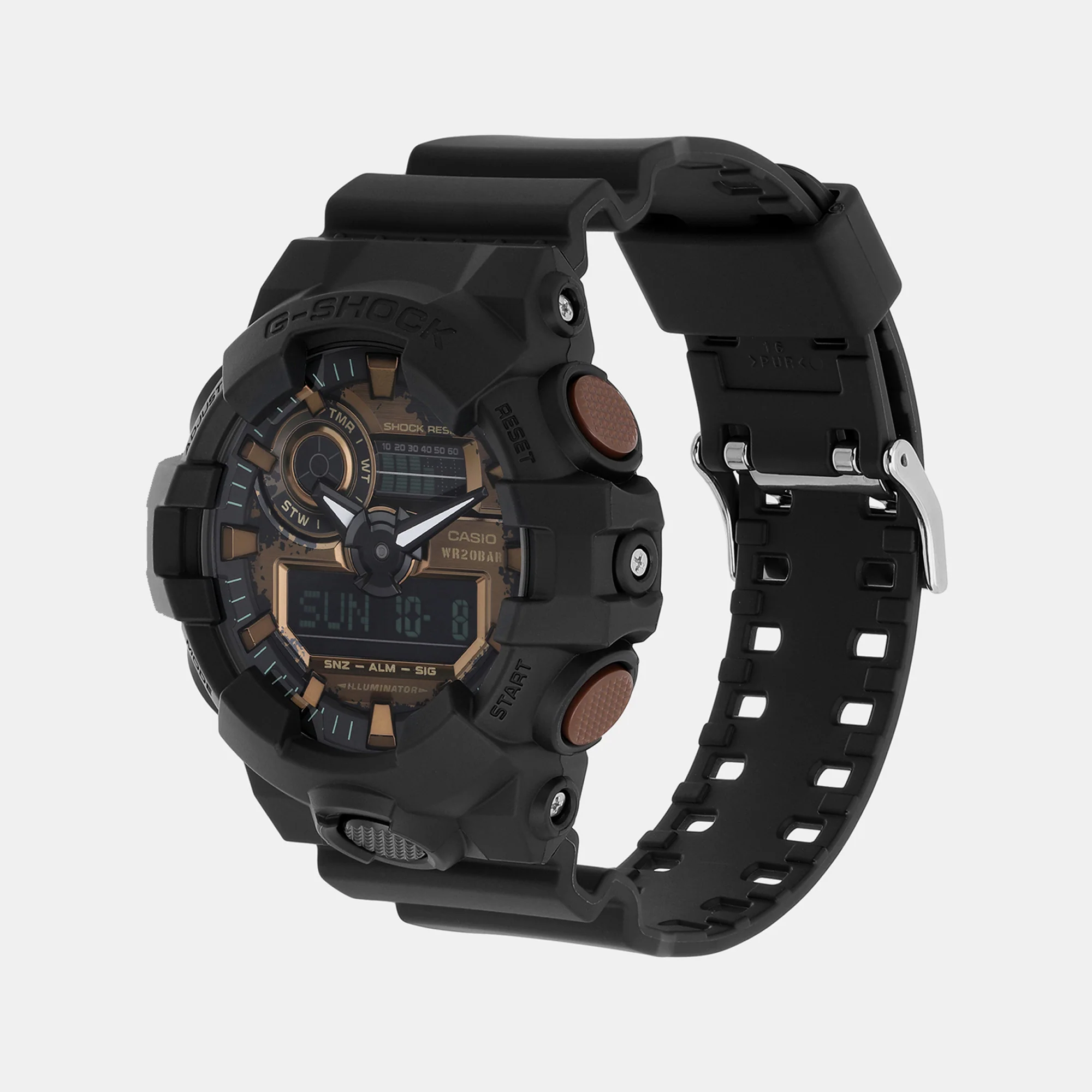 G-Shock Men Quartz Black Dial Analog-Digital Resin Watch G1389 - Image 2
