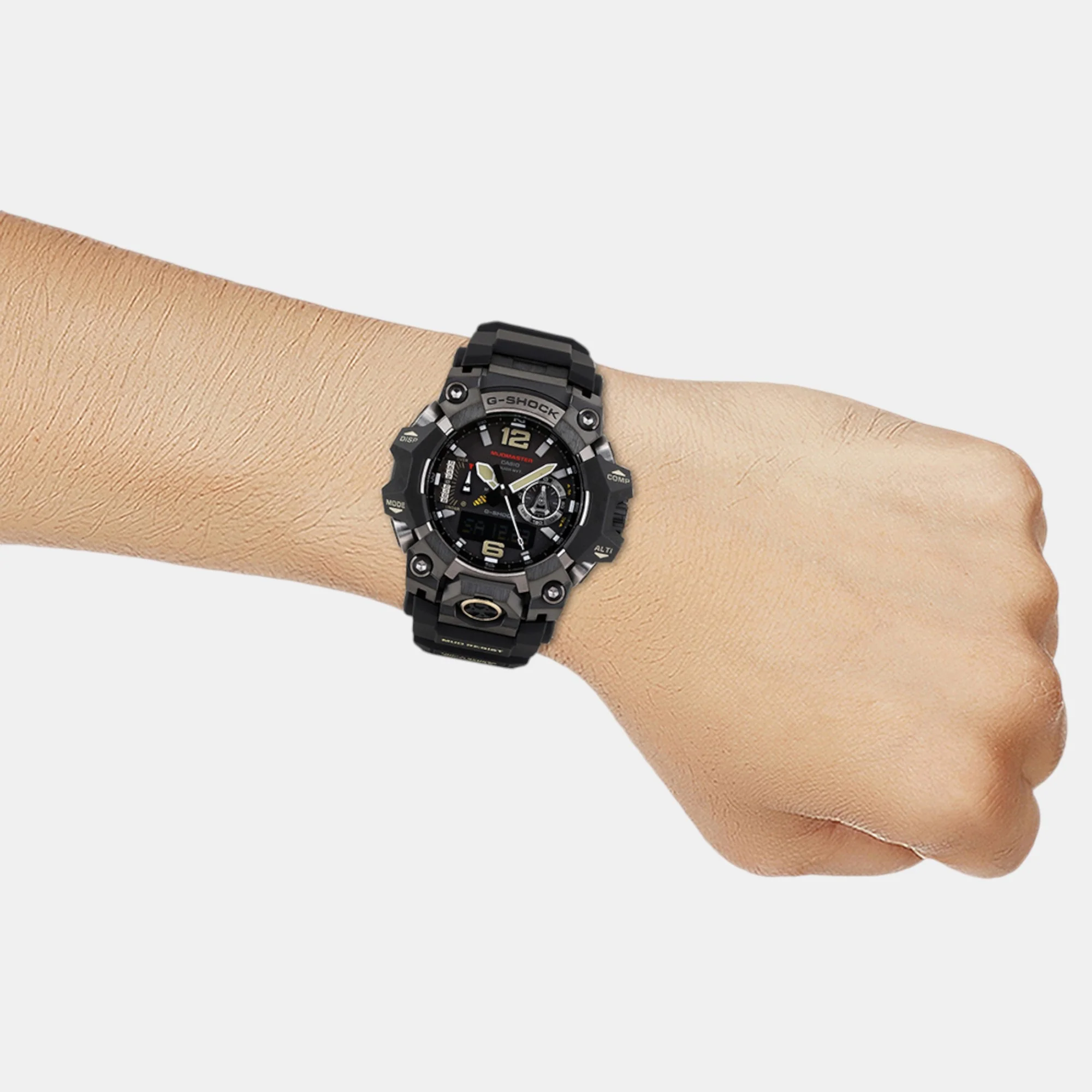 Mudmaster G-Shock Men Solar Black Dial Analog-Digital Resin Watch GWG-B1000-1ADR G1473 - Image 8