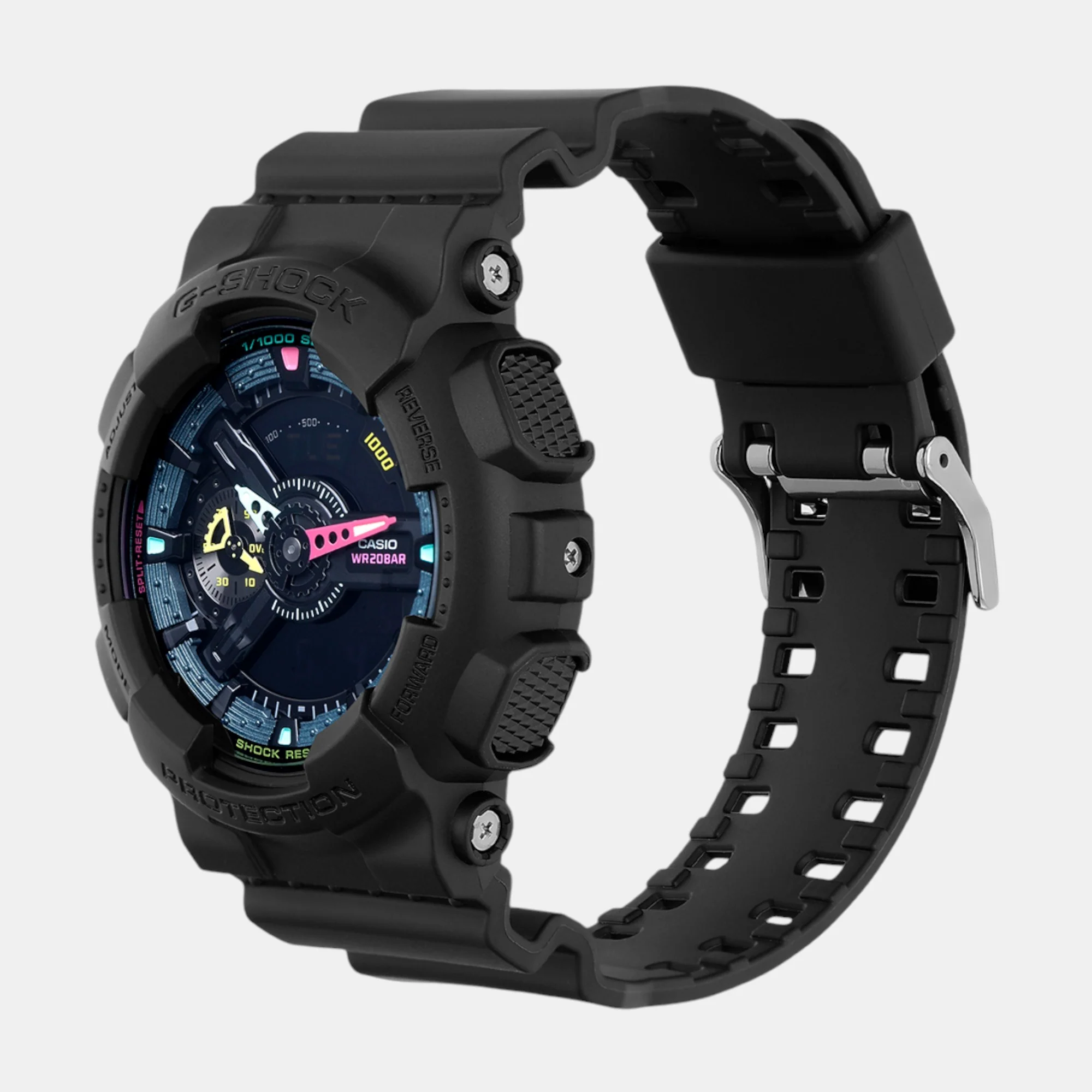 G-Shock Men Quartz Black Dial Analog-Digital Resin Watch G1550 - Image 4