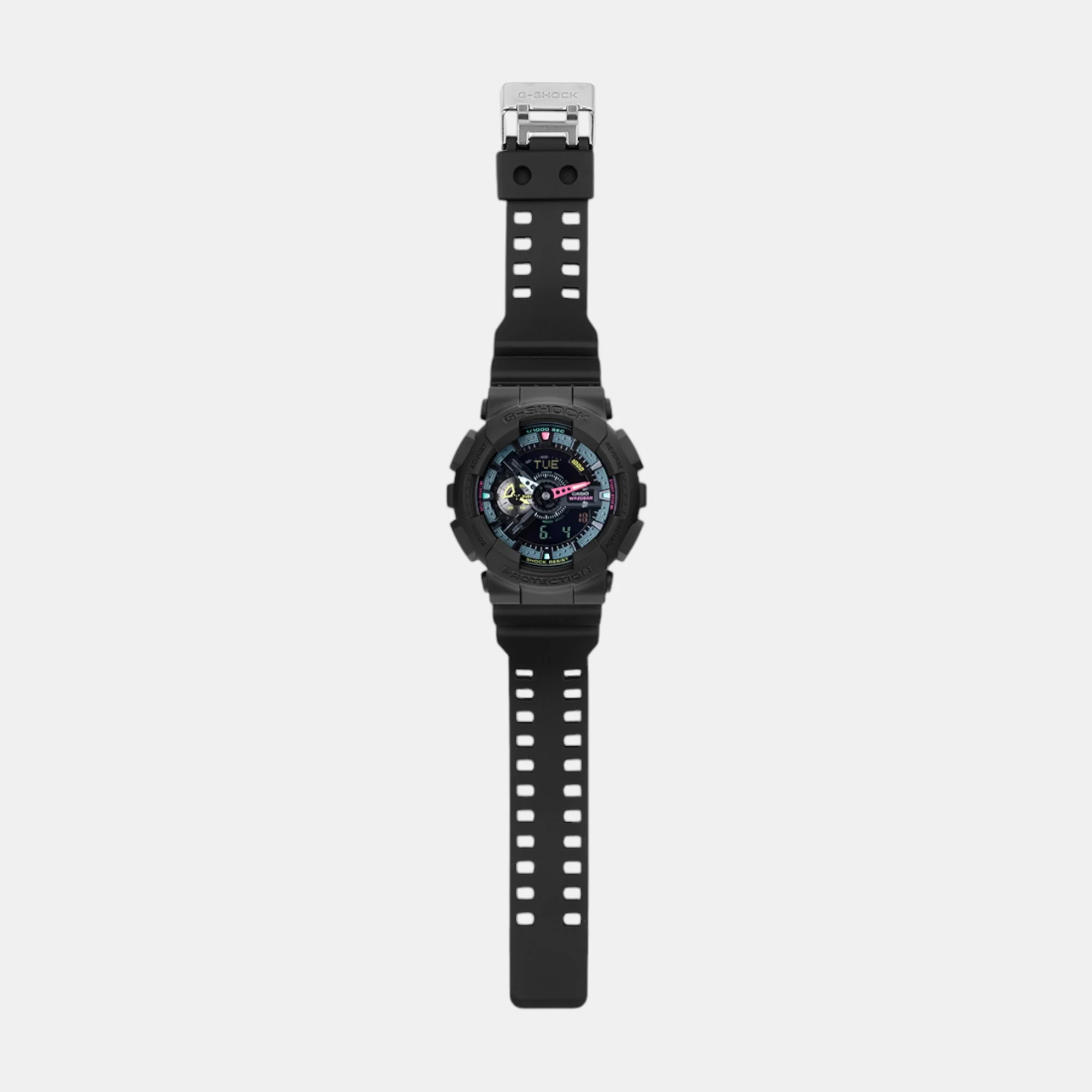 G-Shock Men Quartz Black Dial Analog-Digital Resin Watch G1550 - Image 8
