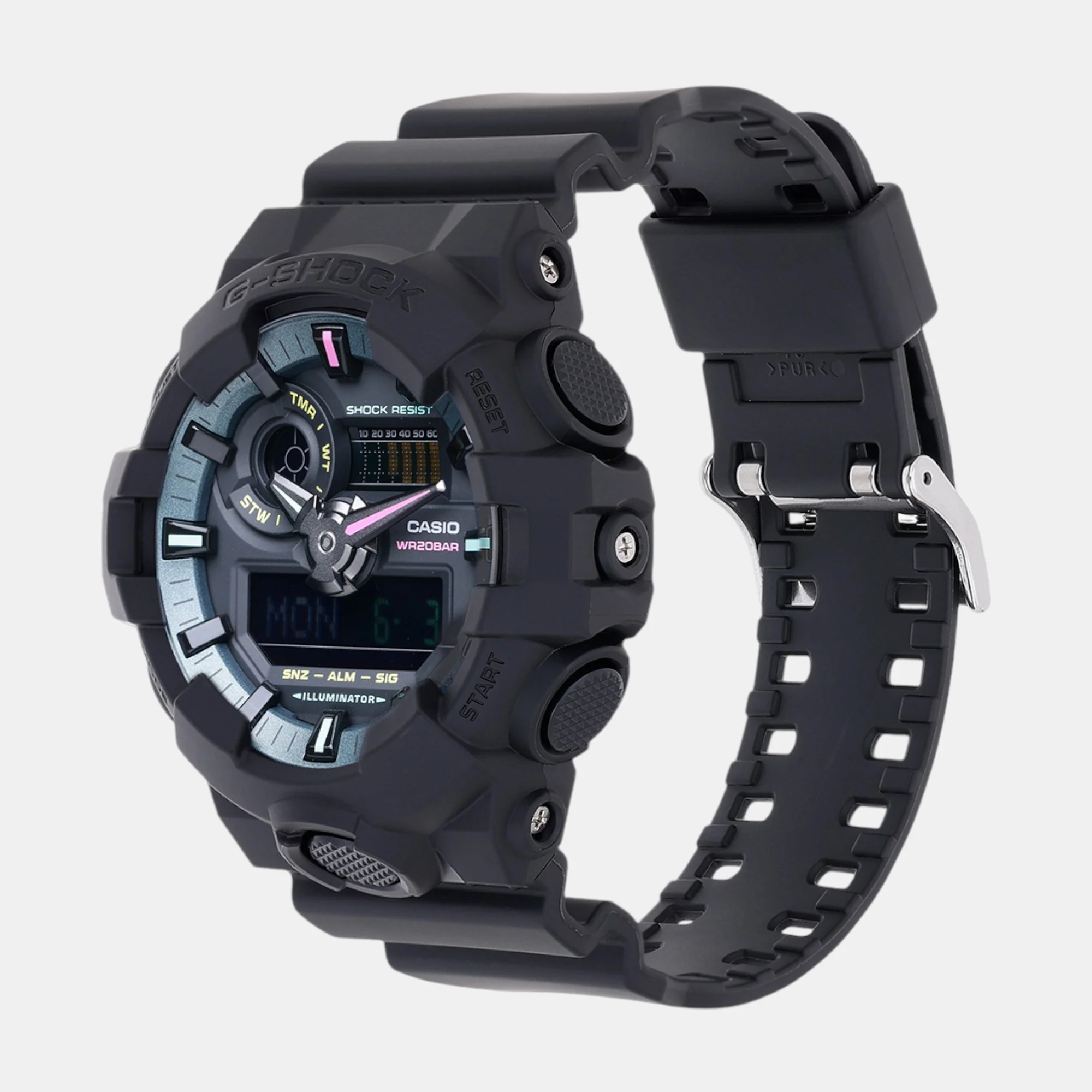 G-Shock Men Quartz Black Dial Analog-Digital Resin Watch G1553 - Image 2