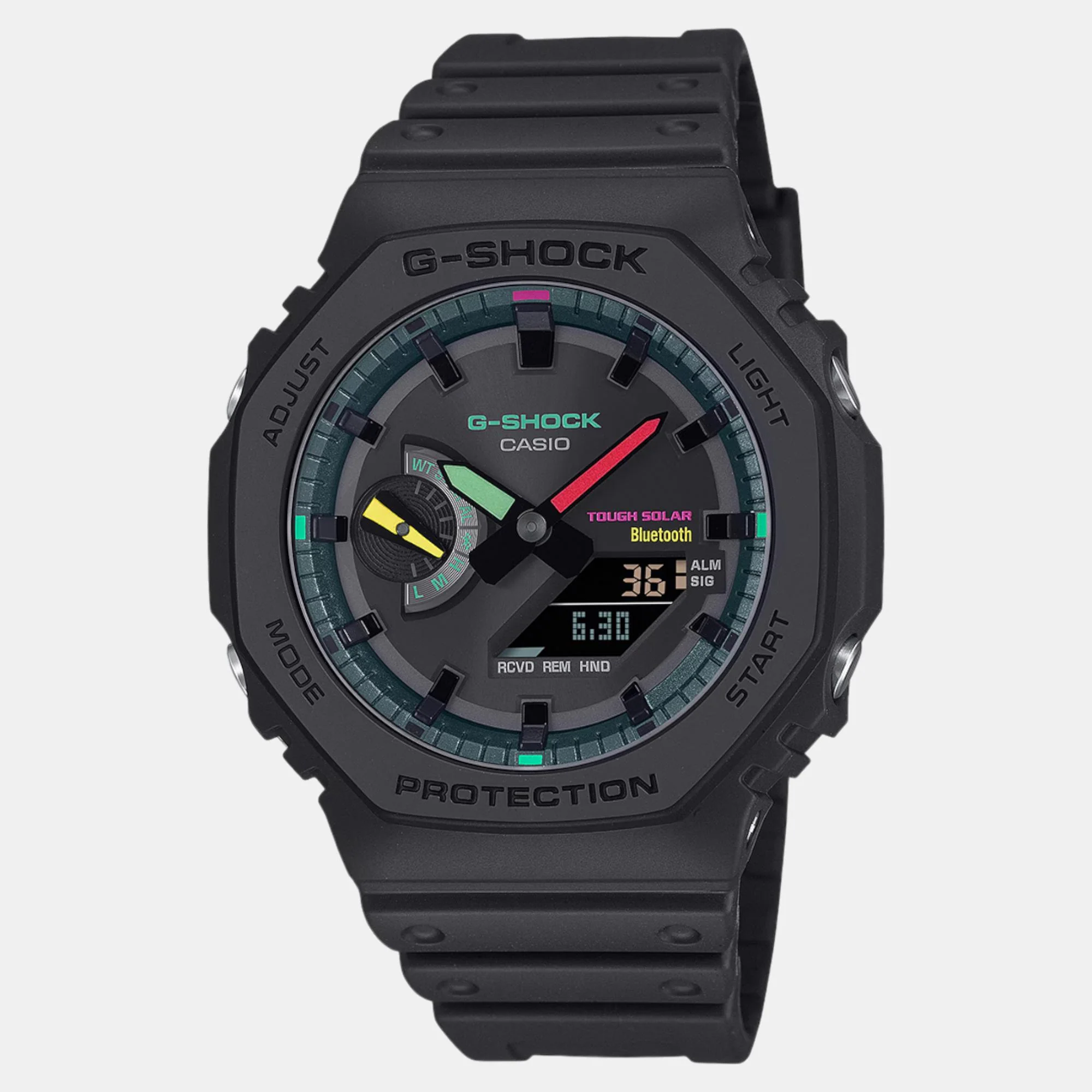 G-Shock Men Quartz Black Dial Analog-Digital Resin Watch G1554 - Image 2