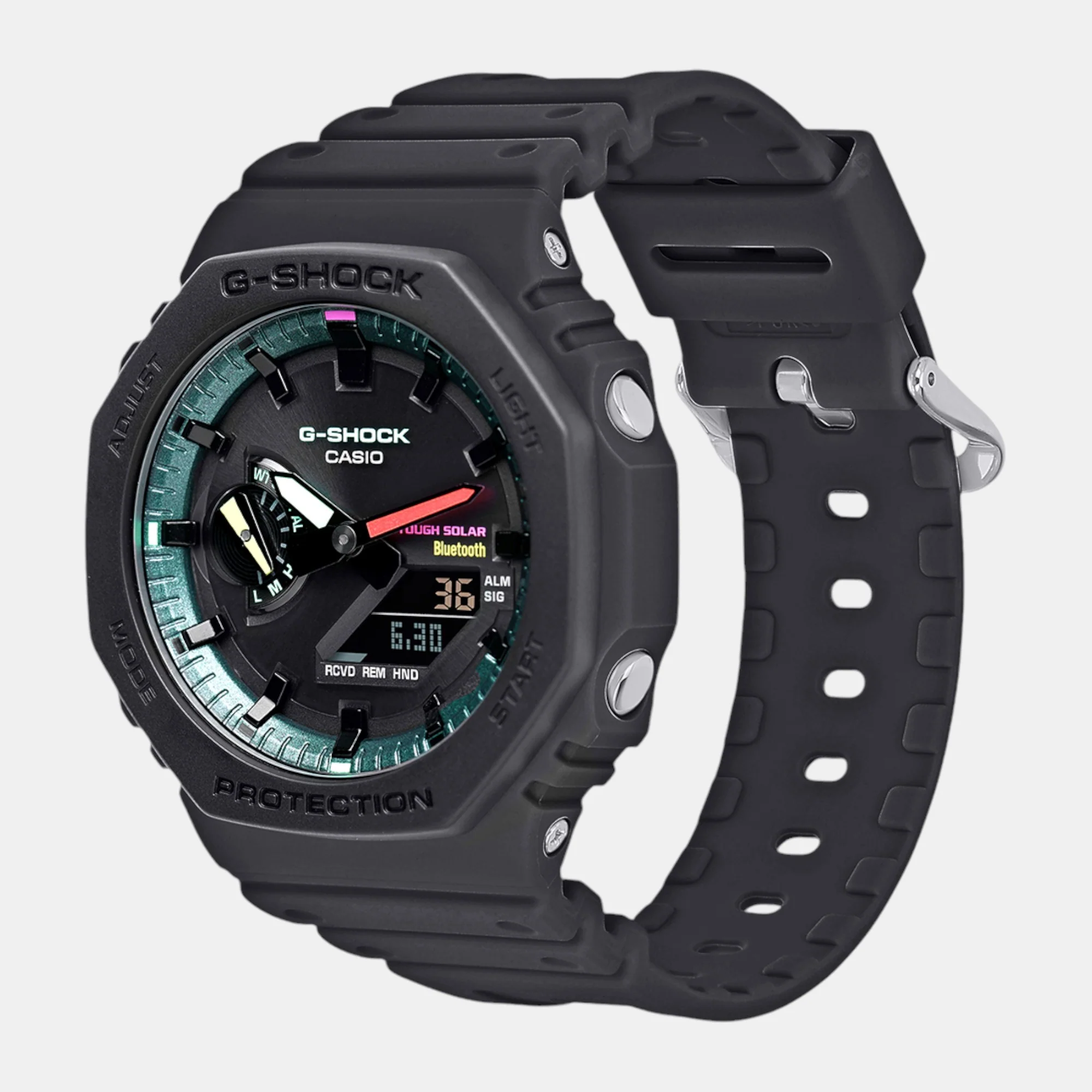 G-Shock Men Quartz Black Dial Analog-Digital Resin Watch G1554 - Image 4