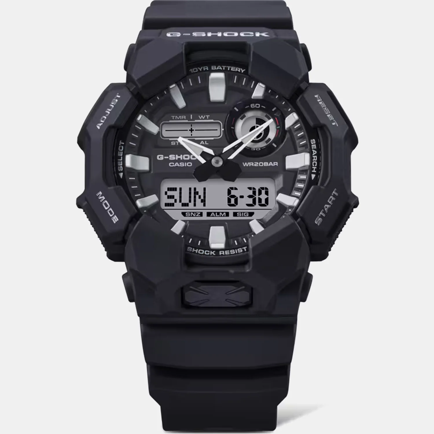 G-Shock Men Quartz Black Dial Analog-Digital Resin Watch G1601 - Image 12