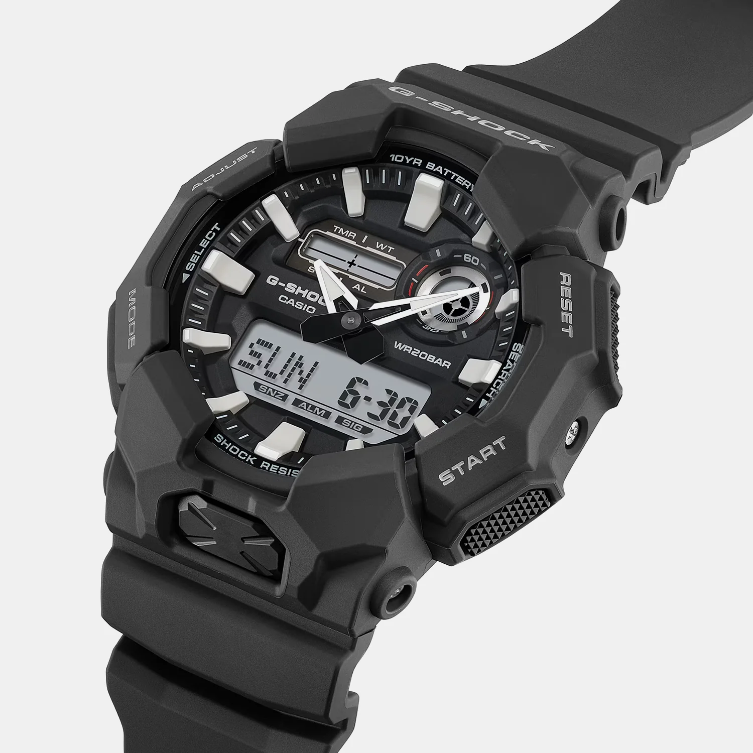 G-Shock Men Quartz Black Dial Analog-Digital Resin Watch G1601 - Image 13