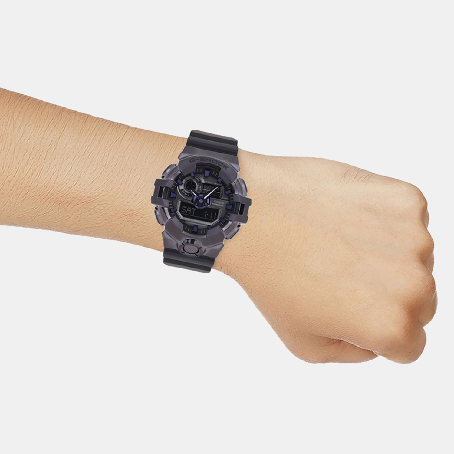 G-Shock Men Quartz Black Dial Analog-Digital Resin Watch G1609 - Image 2