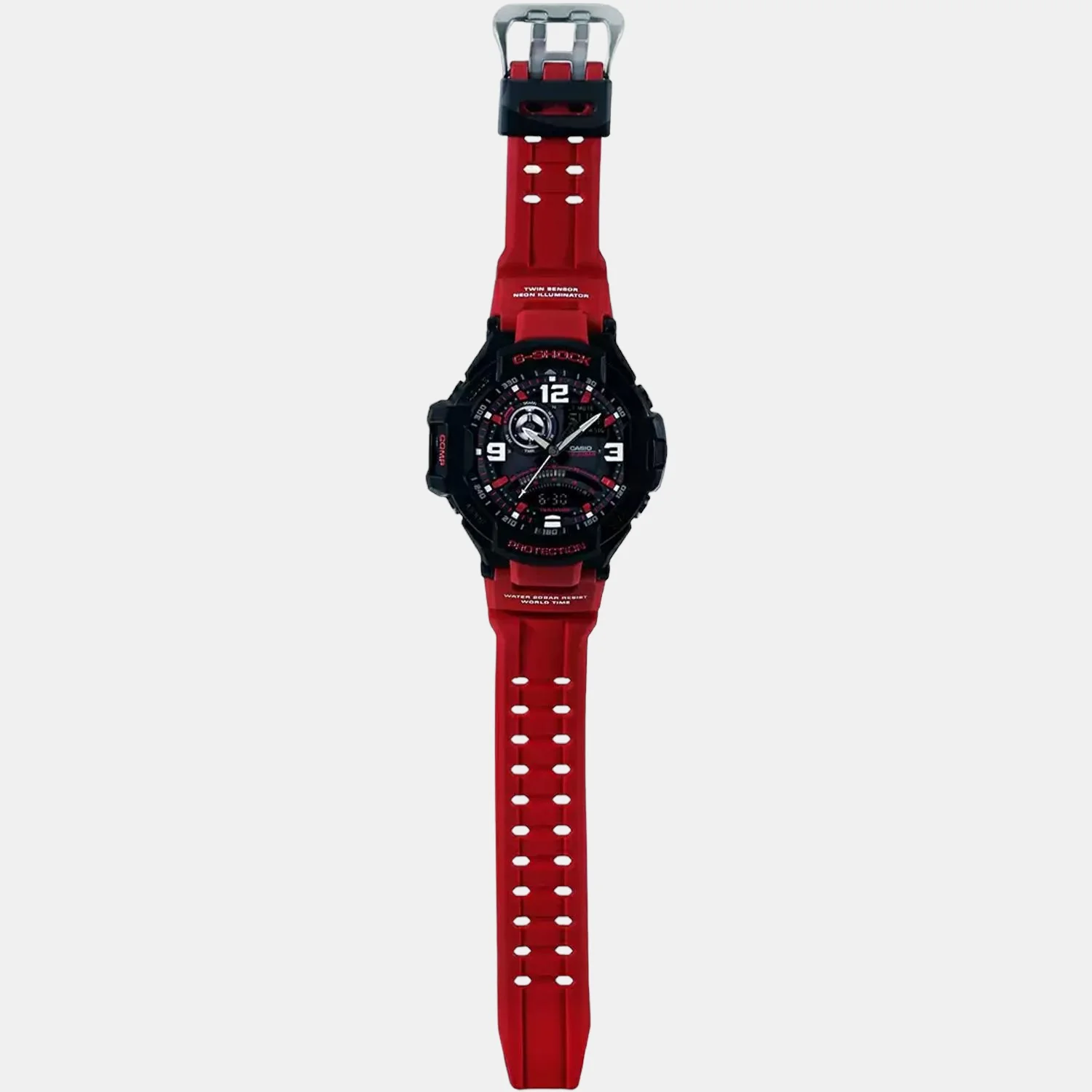G-Shock Men Quartz Black Dial Analog-Digital Resin Watch G542 - Image 6