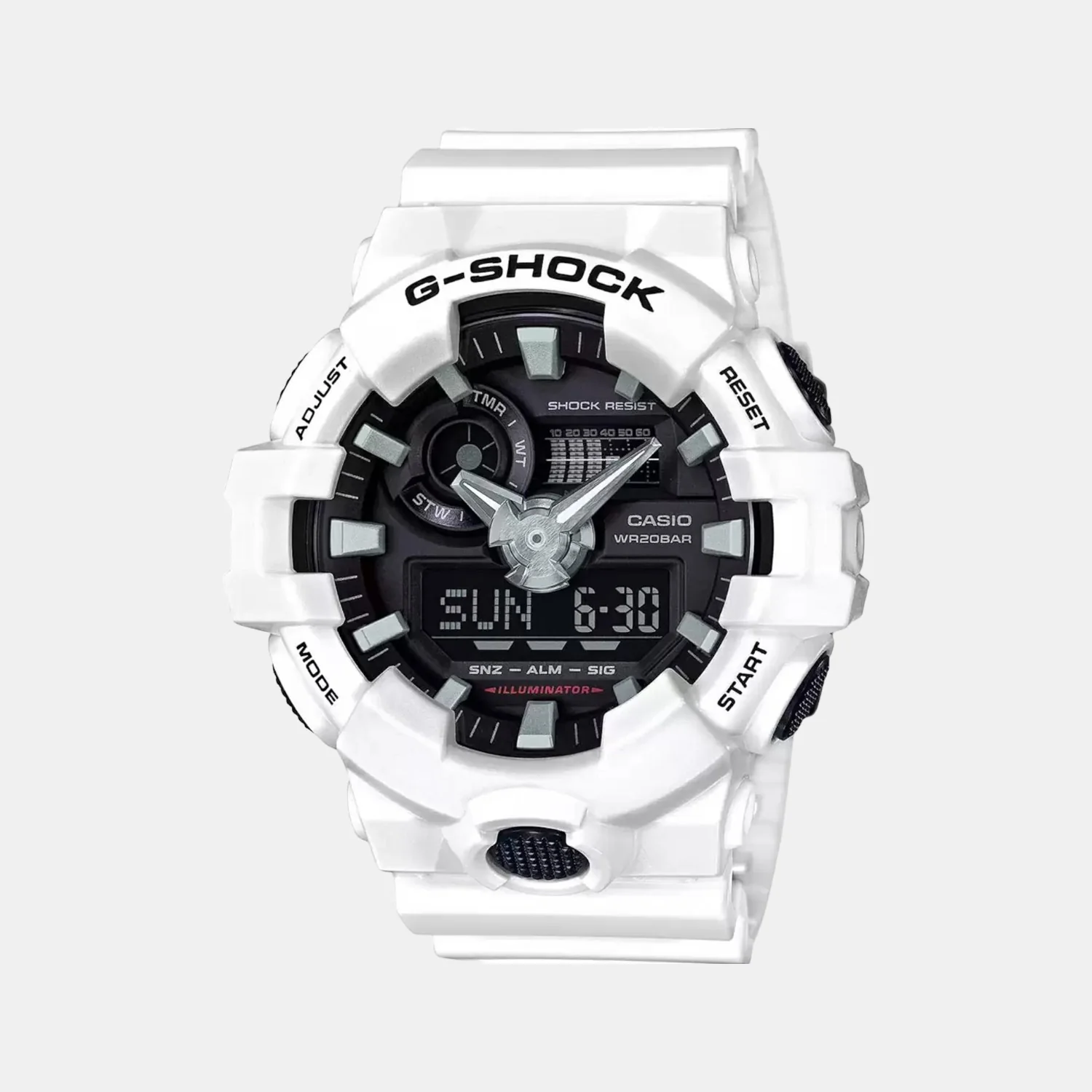 G-Shock Men Quartz Black Dial Analog-Digital Resin Watch G742