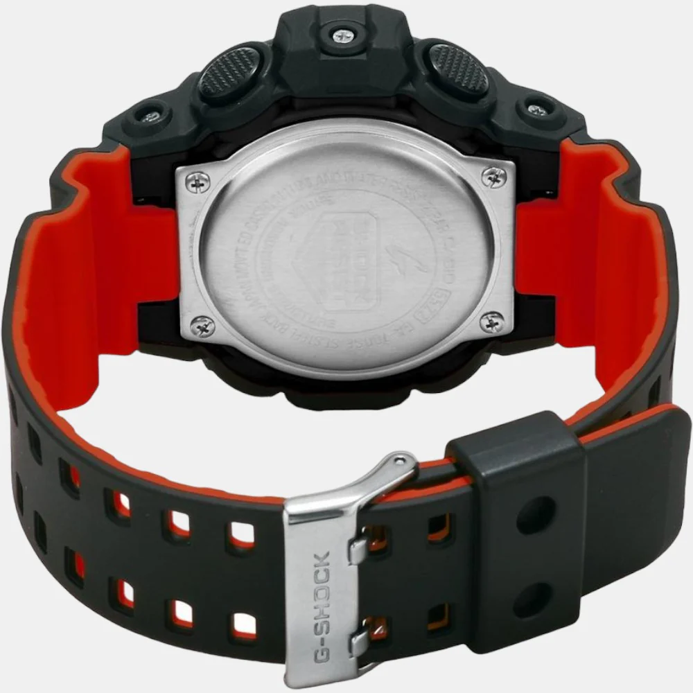 G-Shock Men Quartz Black Dial Analog-Digital Resin Watch G763 - Image 4