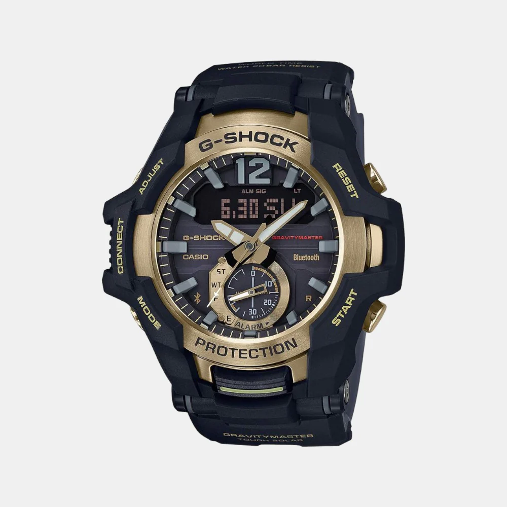 G-Shock Men Quartz Black Dial Analog-Digital Resin Watch G892
