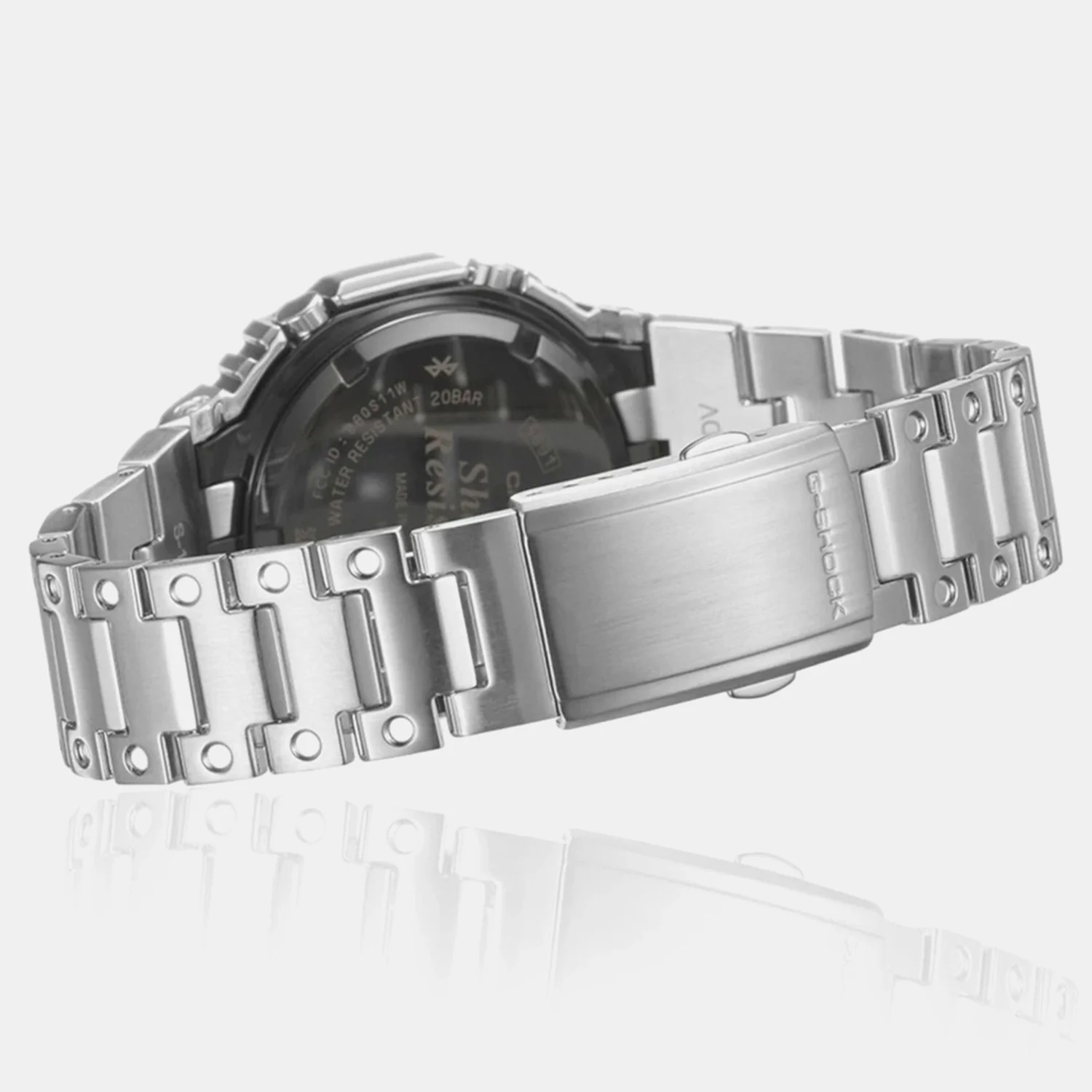G-Shock Men Quartz Black Dial Analog-Digital Stainless Steel Watch G1270 - Image 4