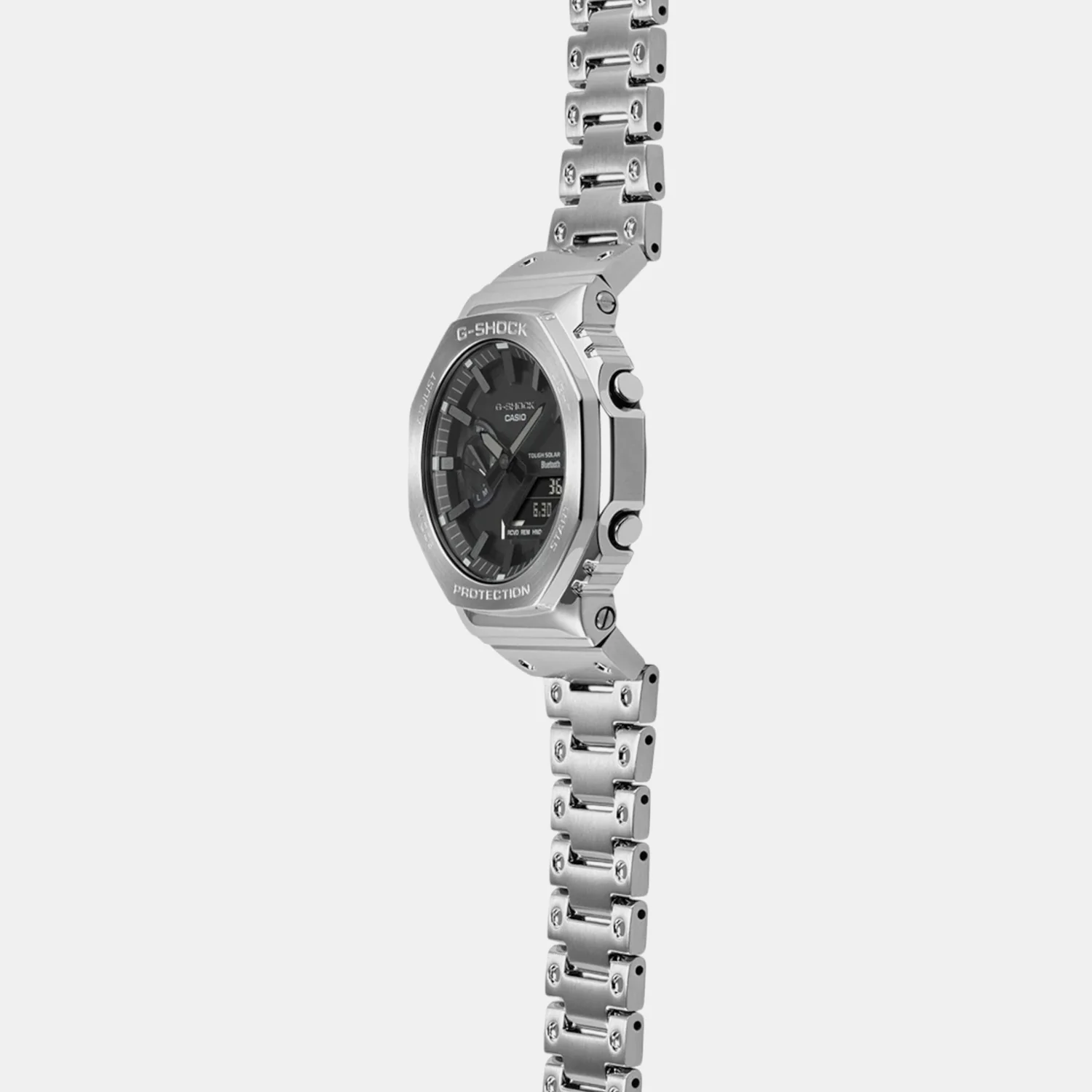G-Shock Men Quartz Black Dial Analog-Digital Stainless Steel Watch G1270 - Image 5