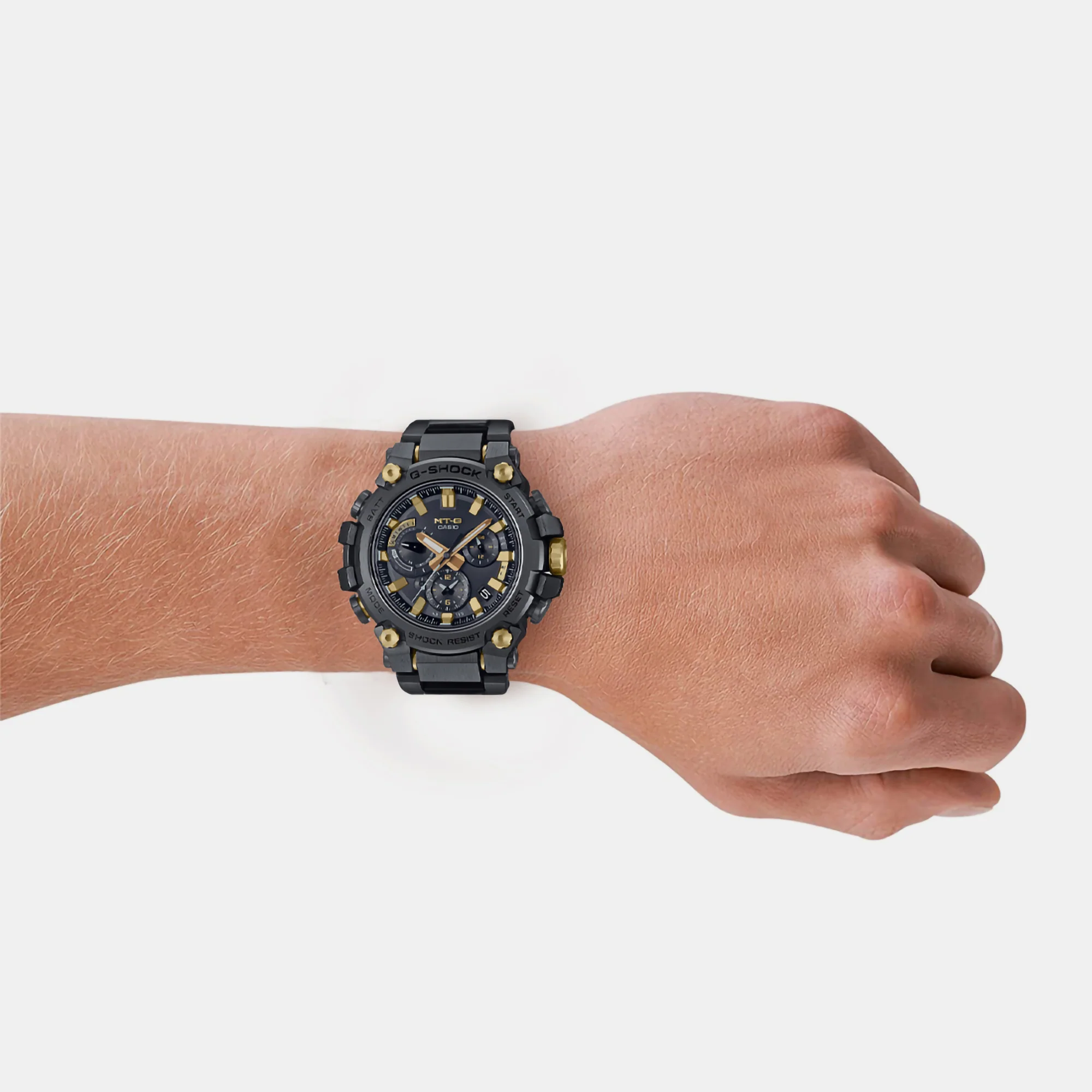 G-Shock Men Quartz Black Dial Analog Stainless Steel Watch G1323 - Image 4