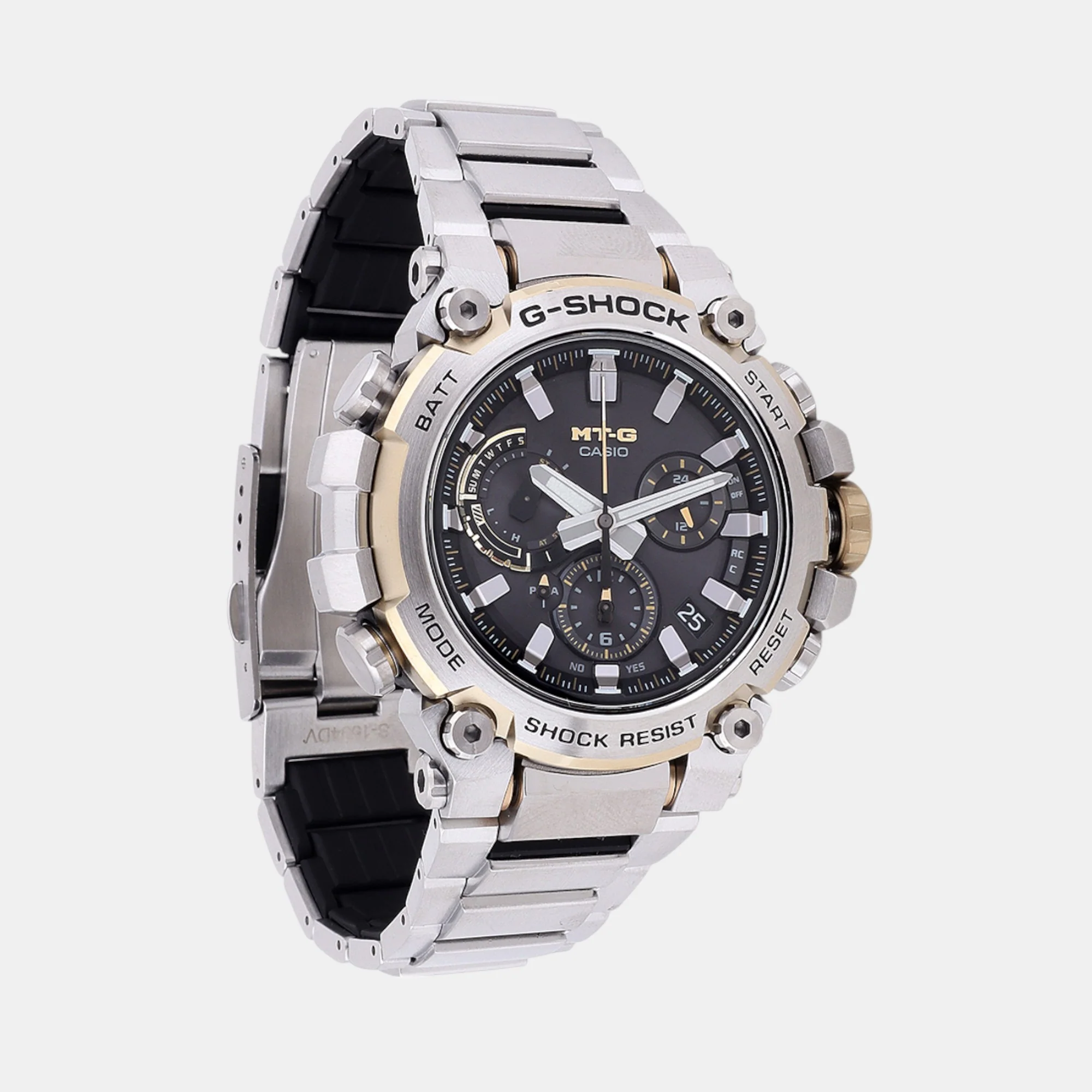 G-Shock Men Quartz Black Dial Chronograph Metal Watch G1446 - Image 3