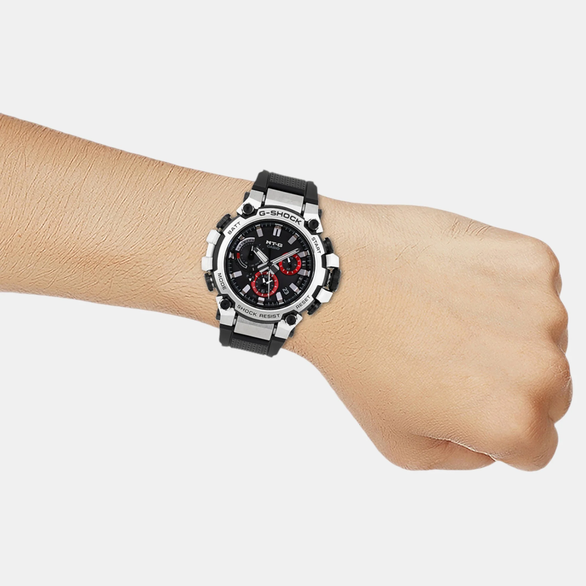 G-Shock Men Quartz Black Dial Chronograph Resin Watch G1480 - Image 7