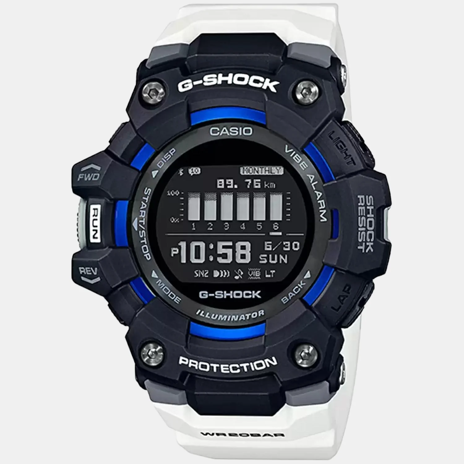 G-Shock Men Quartz Black Dial Digital Resin Watch G1039 - Image 2