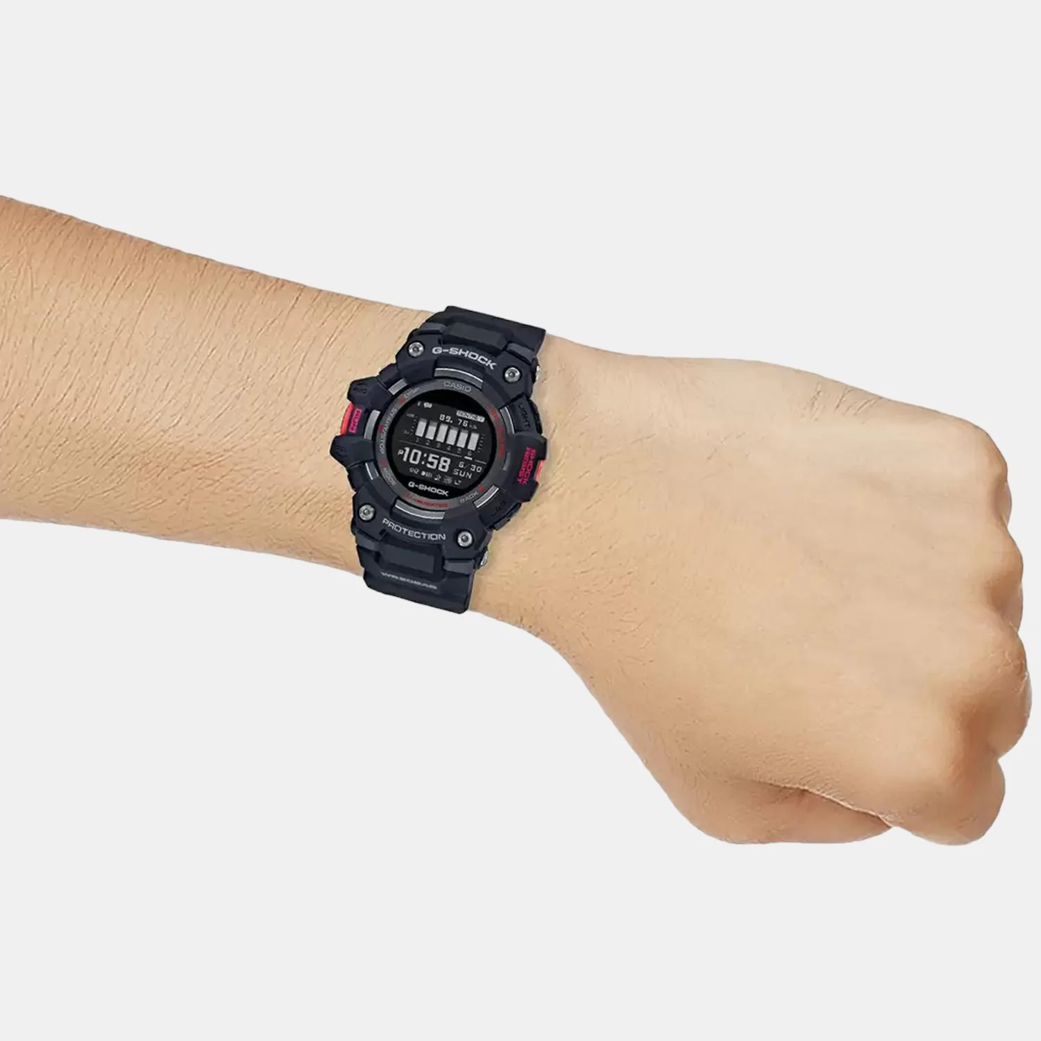 G-Shock Men Quartz Black Dial Digital Resin Watch G1040 - Image 7