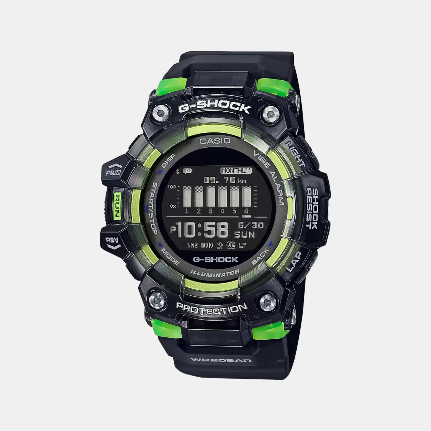 G-Shock Men Quartz Black Dial Digital Watch G1090