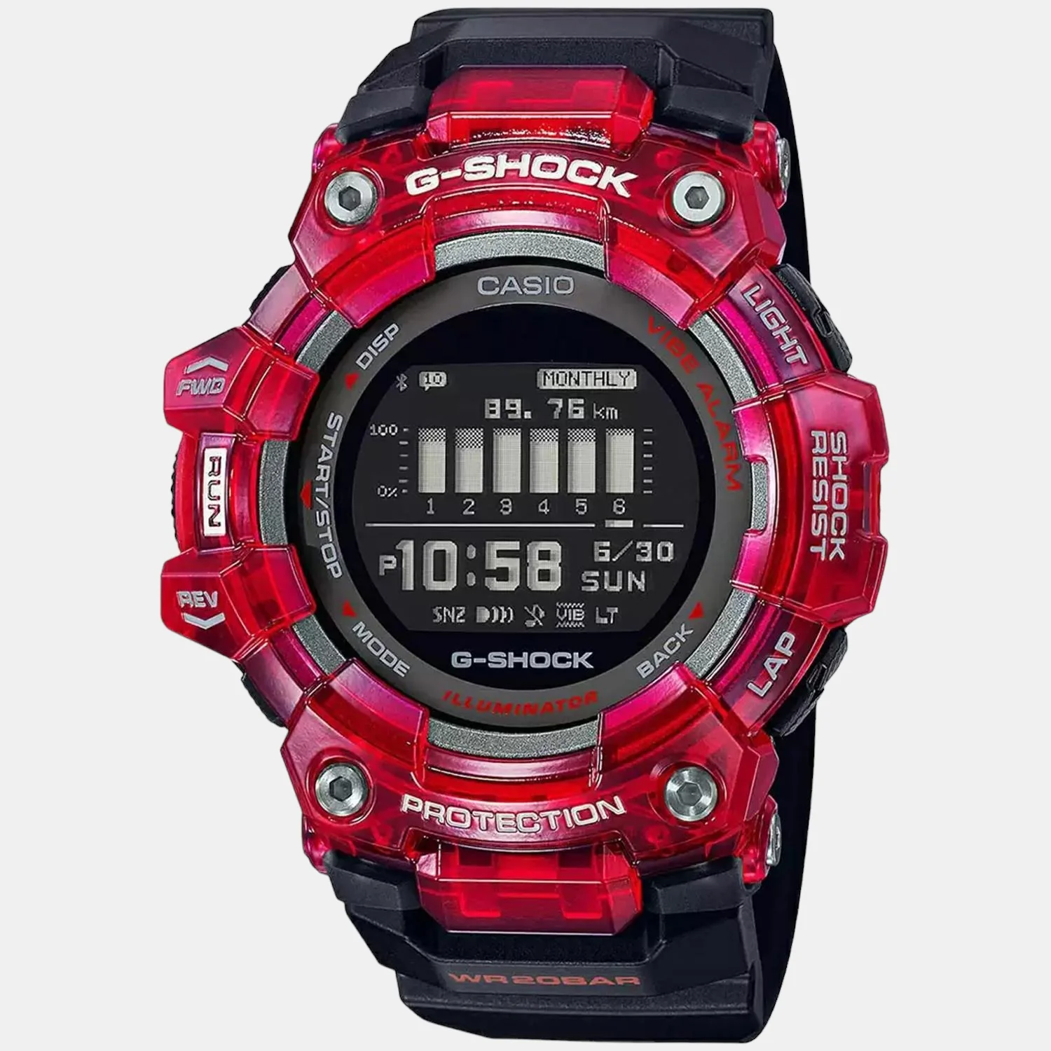 G-Shock Men Quartz Black Dial Digital Resin Watch G1094 - Image 2