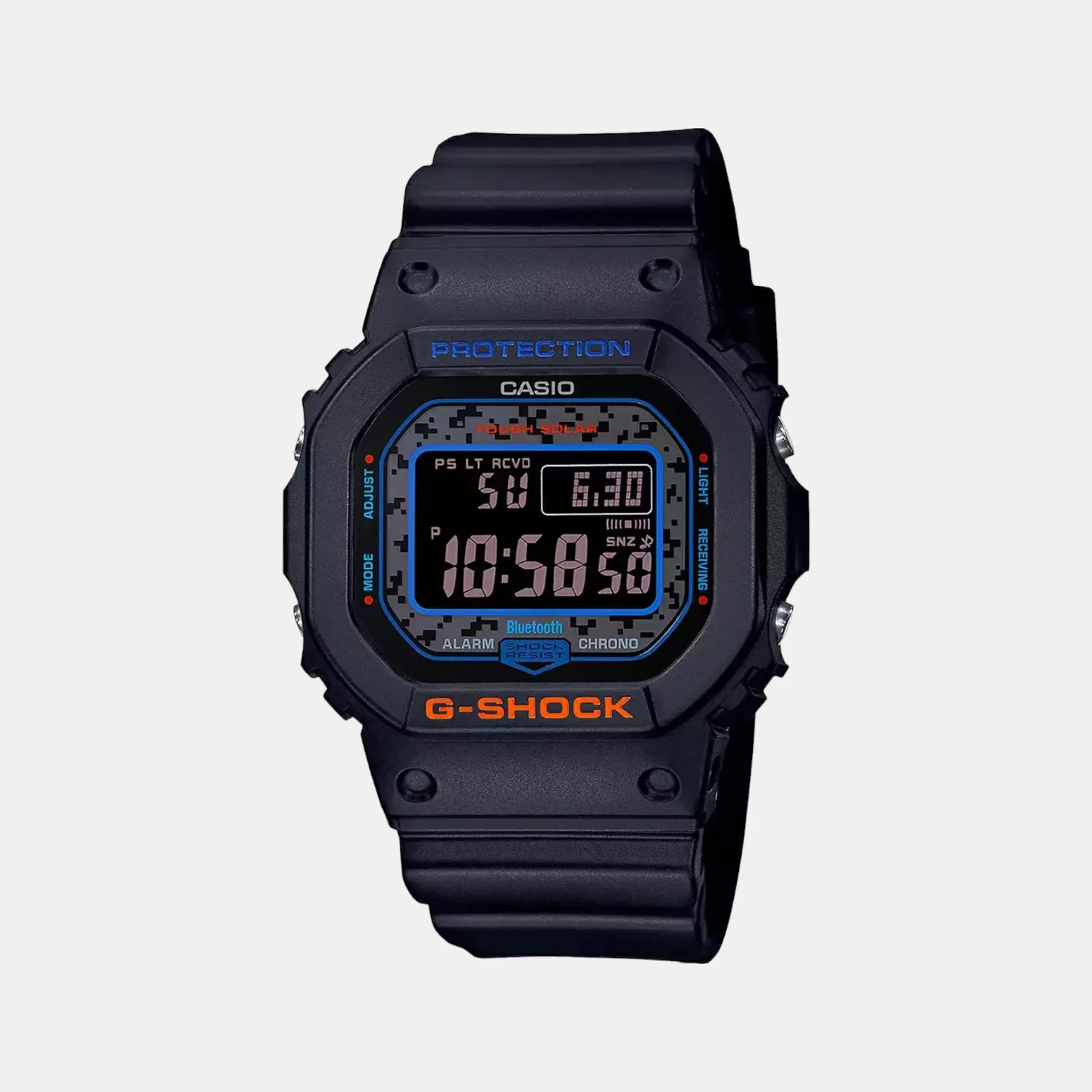 G-Shock Men Quartz Black Dial Digital Resin Watch G1097