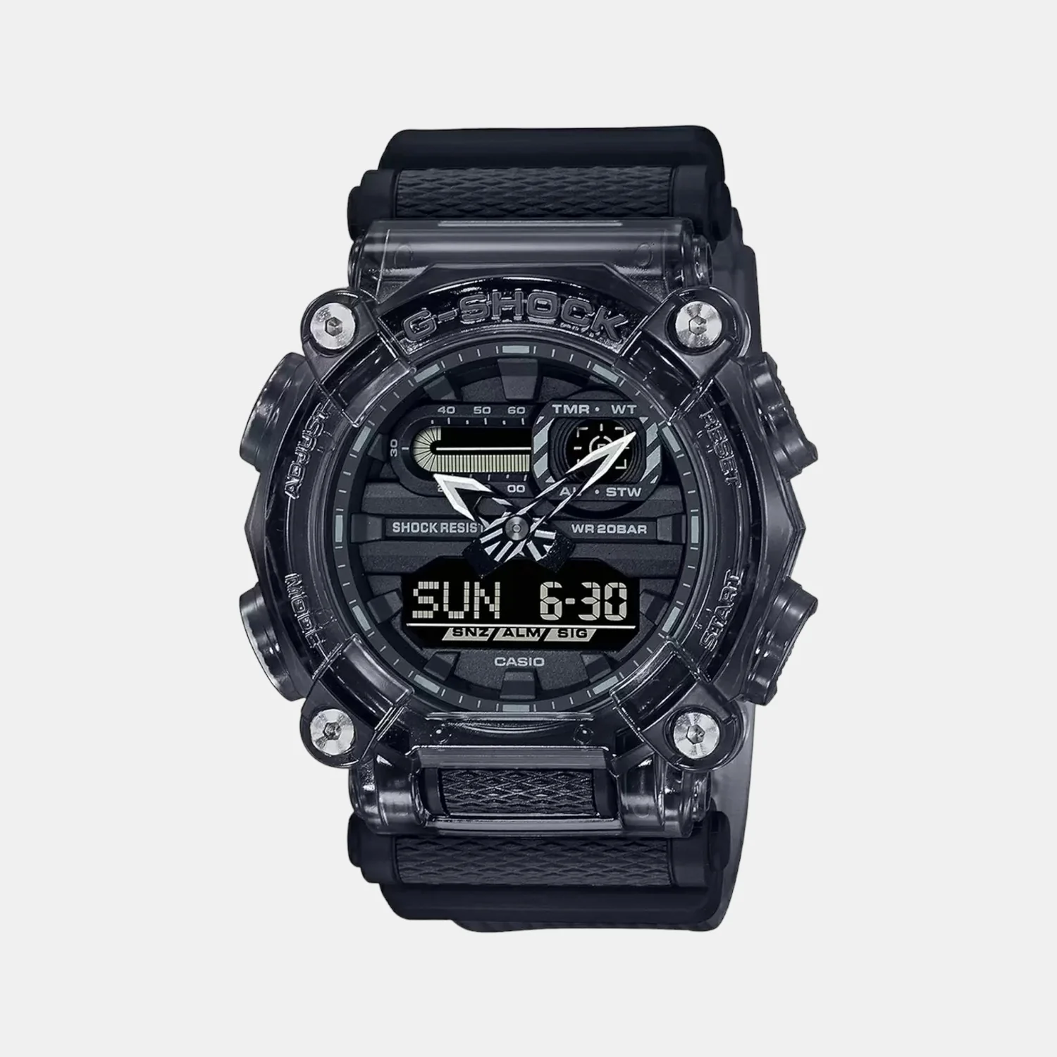 G-Shock Men Quartz Black Dial Digital Resin Watch G1101
