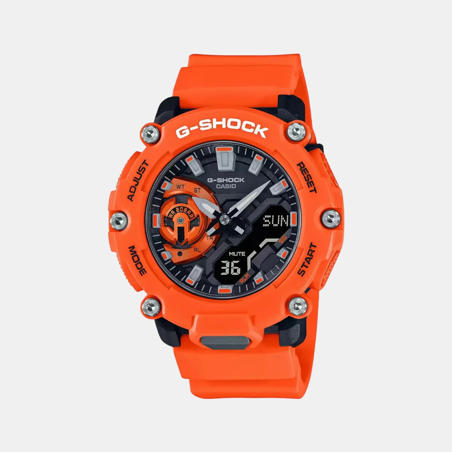 G-Shock Men Quartz Black Dial Digital Resin Watch G1155