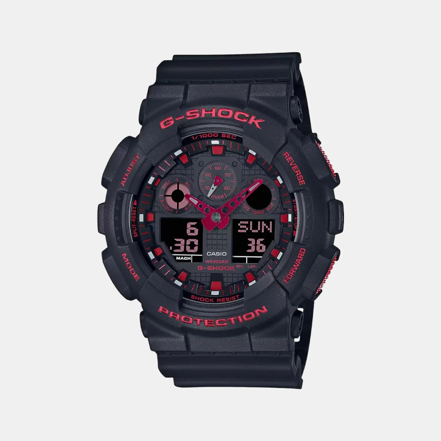 G-Shock Men Quartz Black Dial Digital Resin Watch G1310